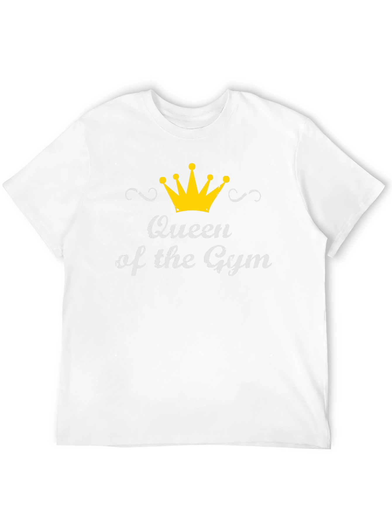 Queen of the Gym Black Graphic T-Shirt