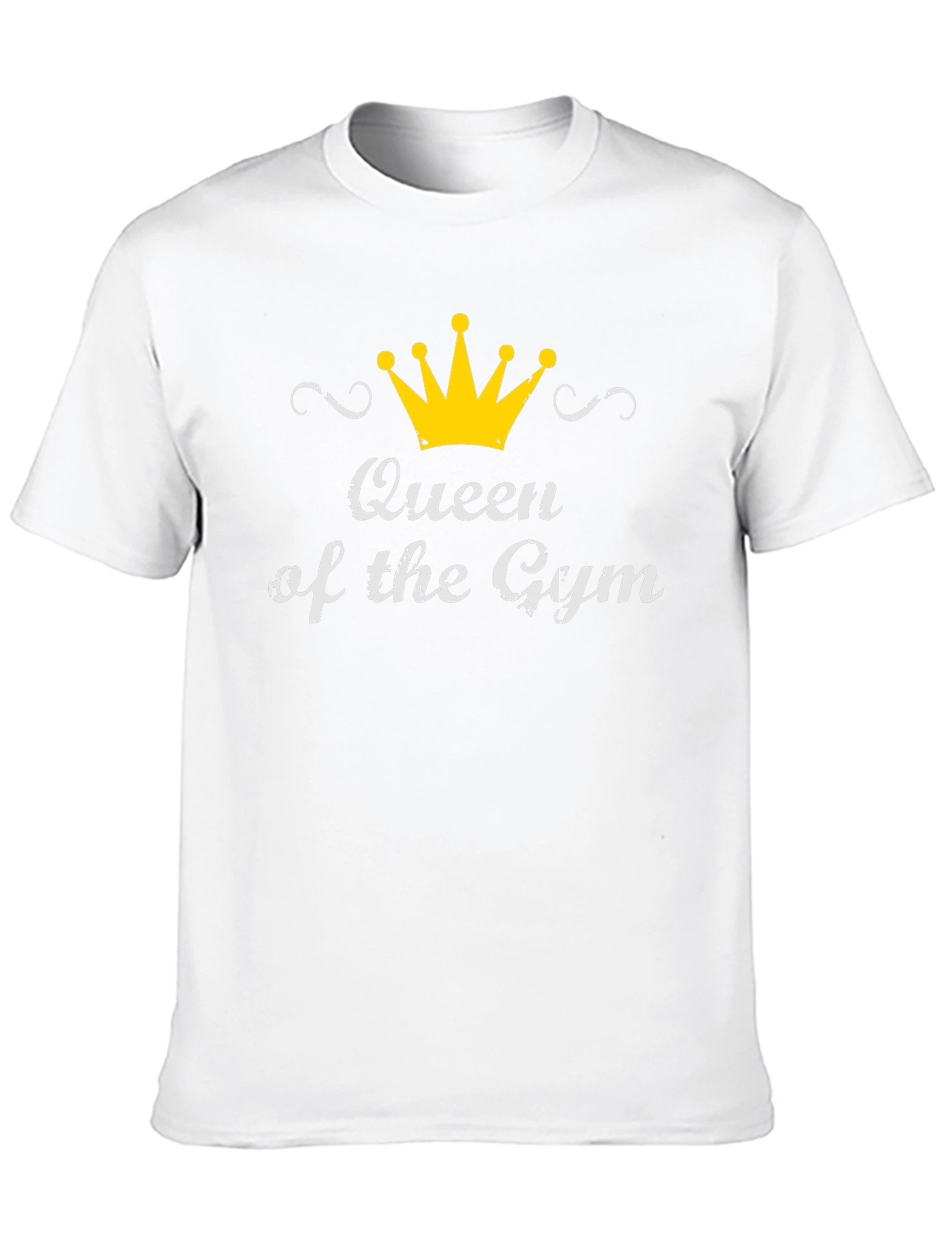 Queen of the Gym Black Graphic T-Shirt