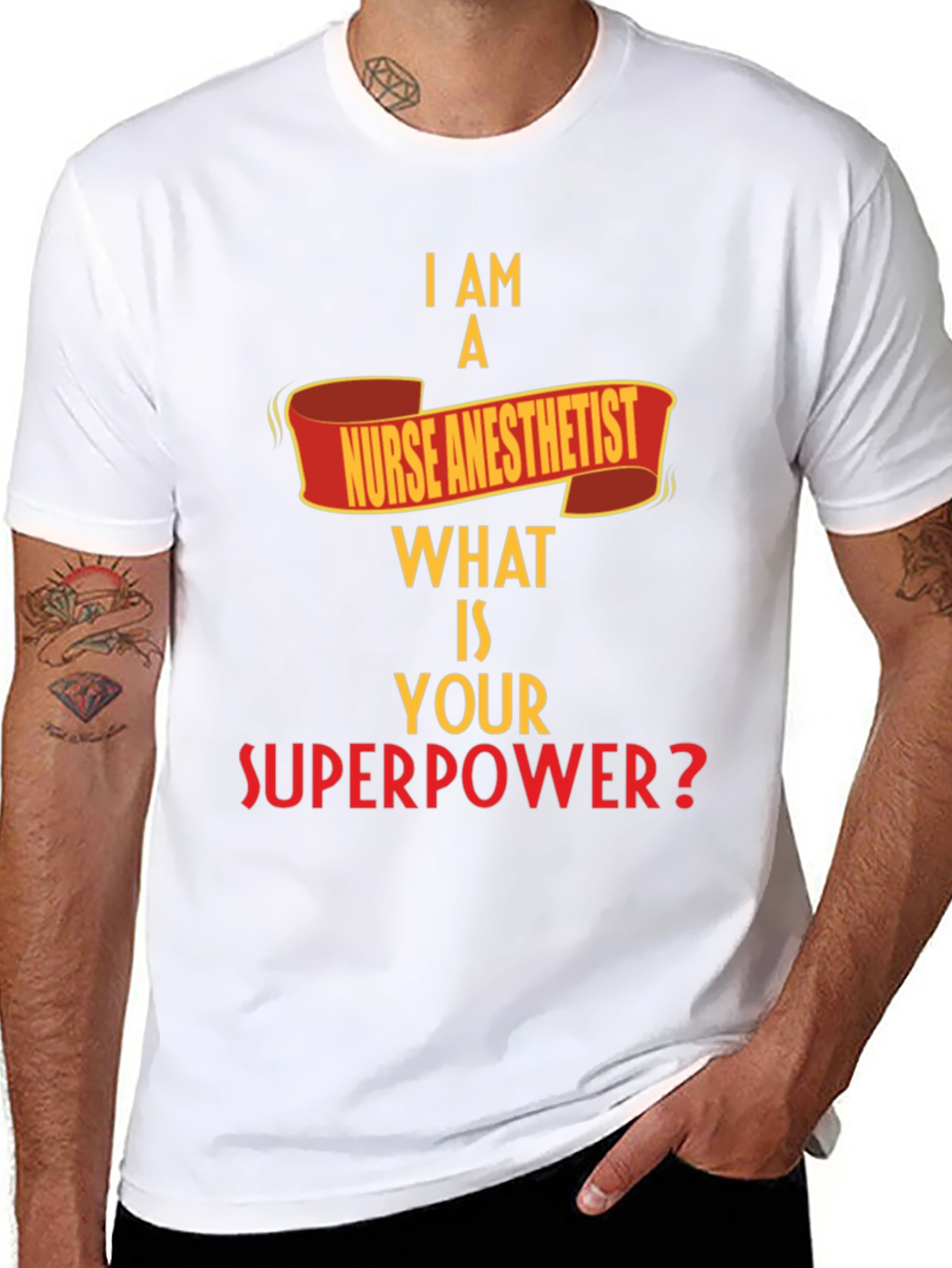 Nurse Anesthetist Superpower T-Shirt