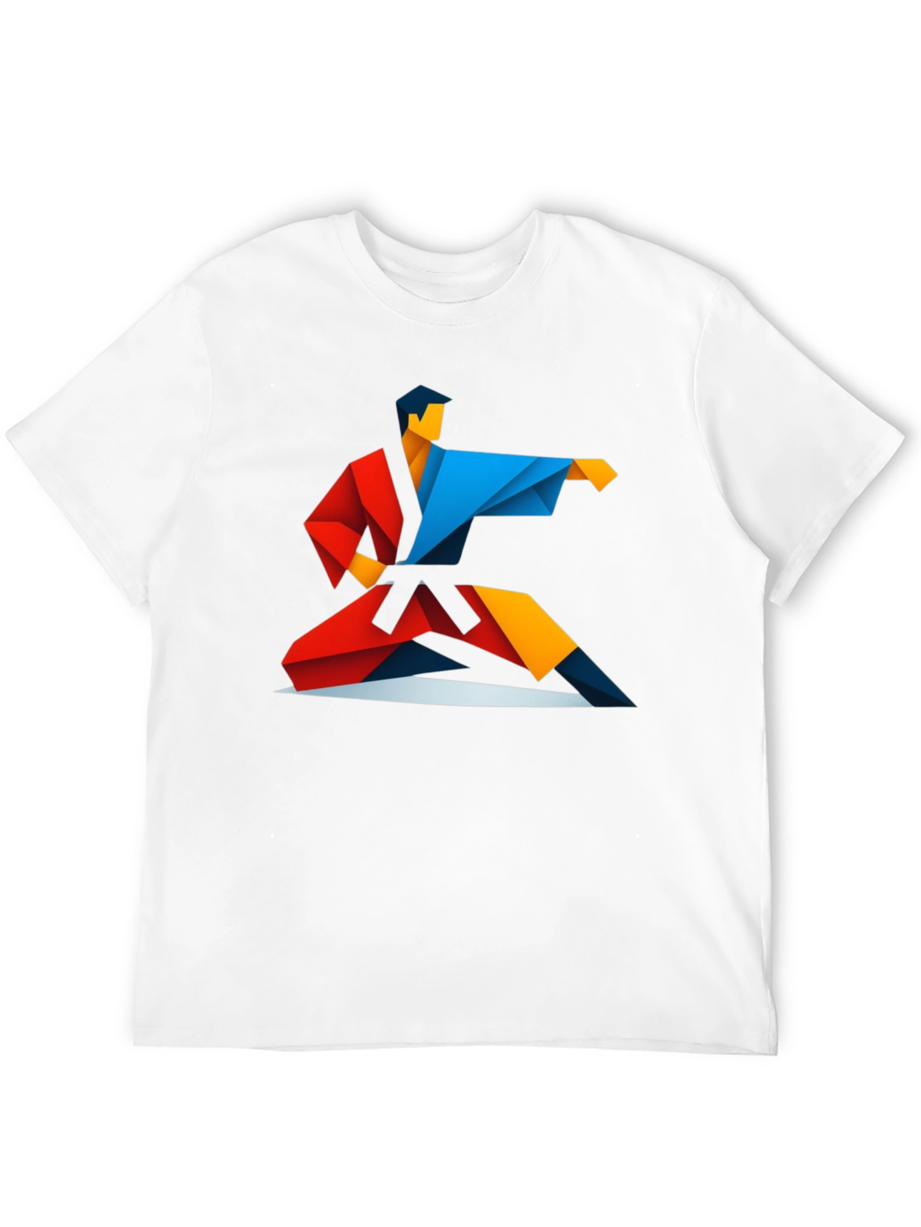 Geometric Karate Graphic Tee