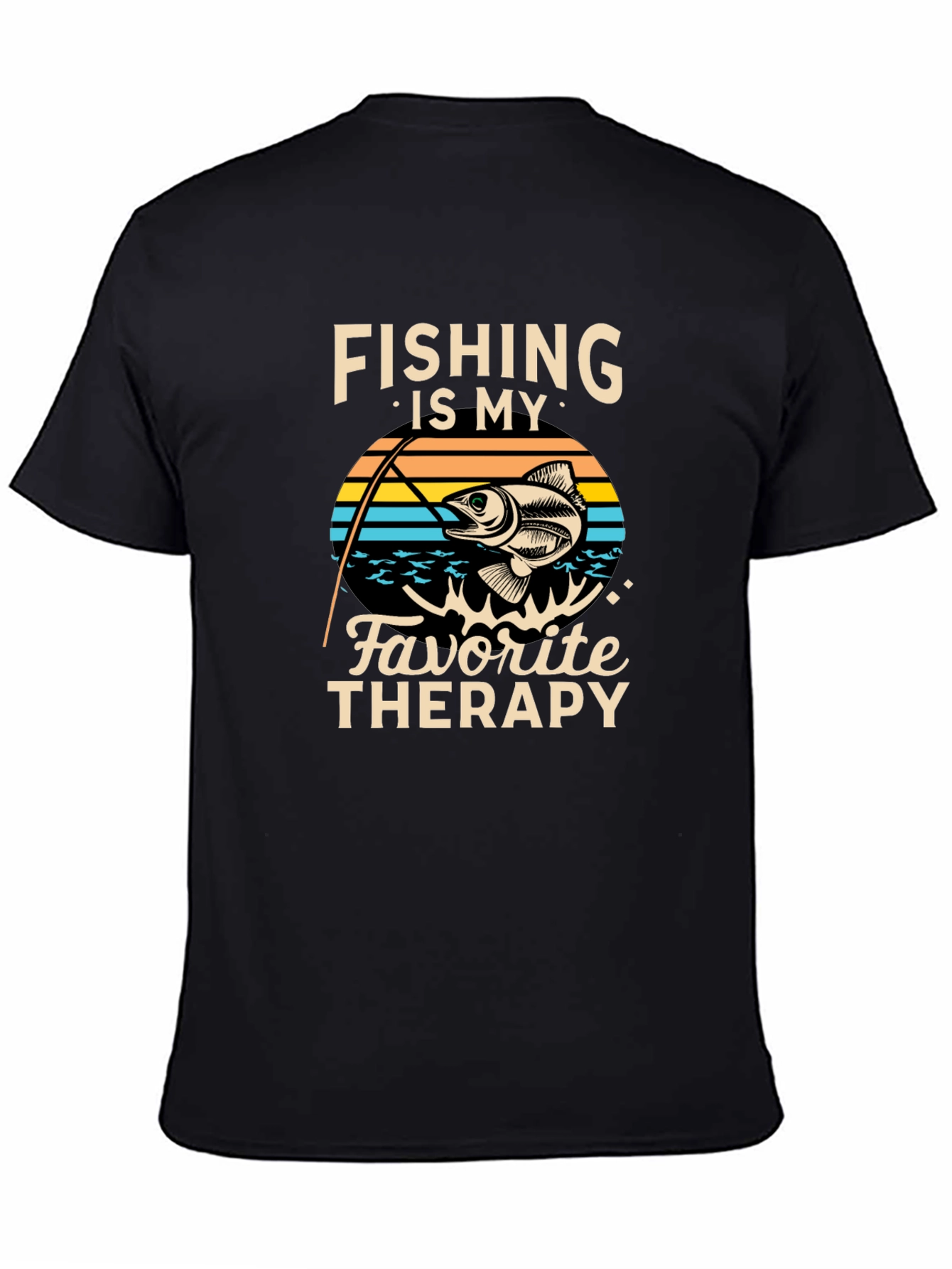 Fishing is My Favorite Therapy T-Shirt