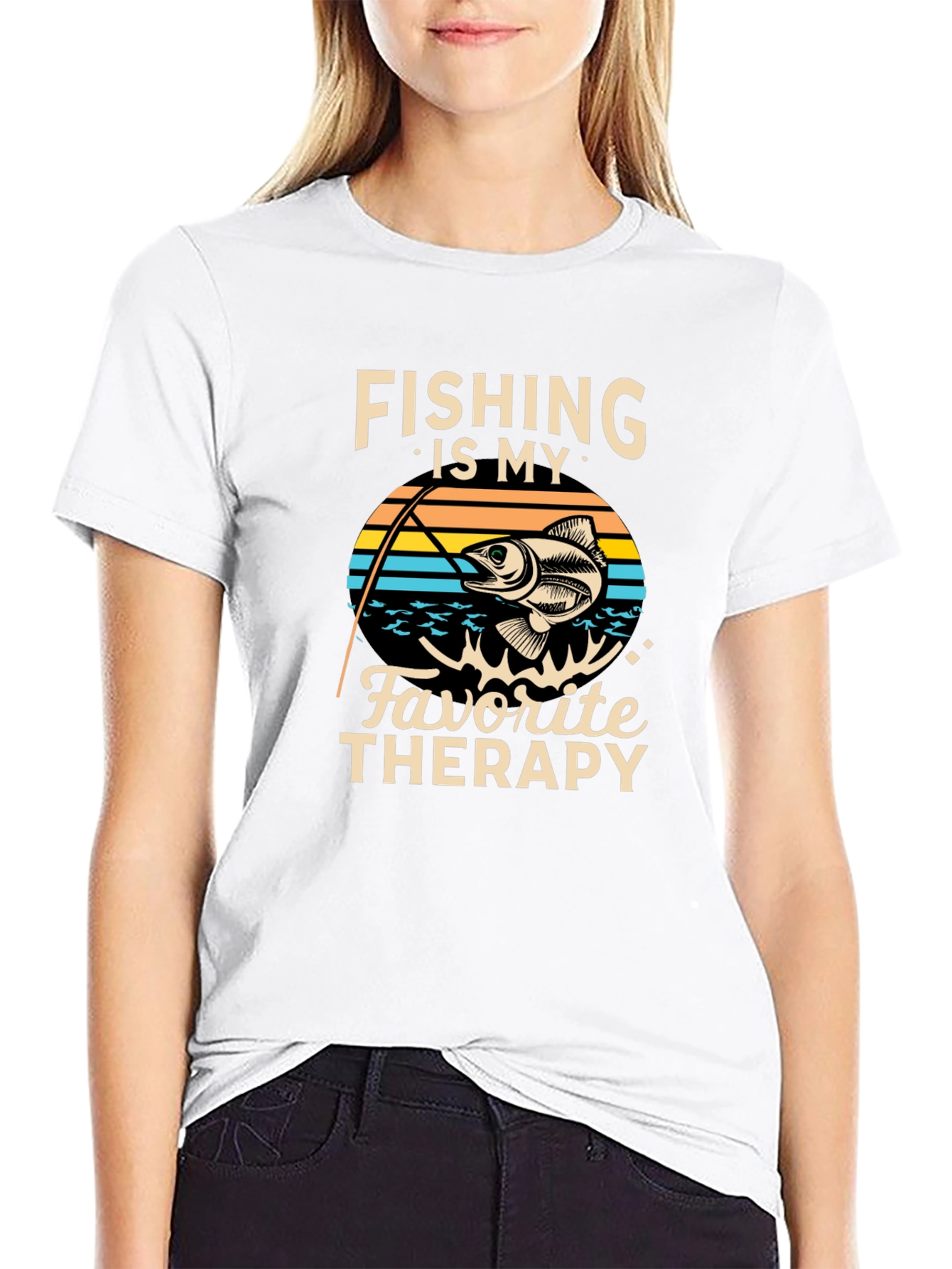 Fishing is My Favorite Therapy T-Shirt