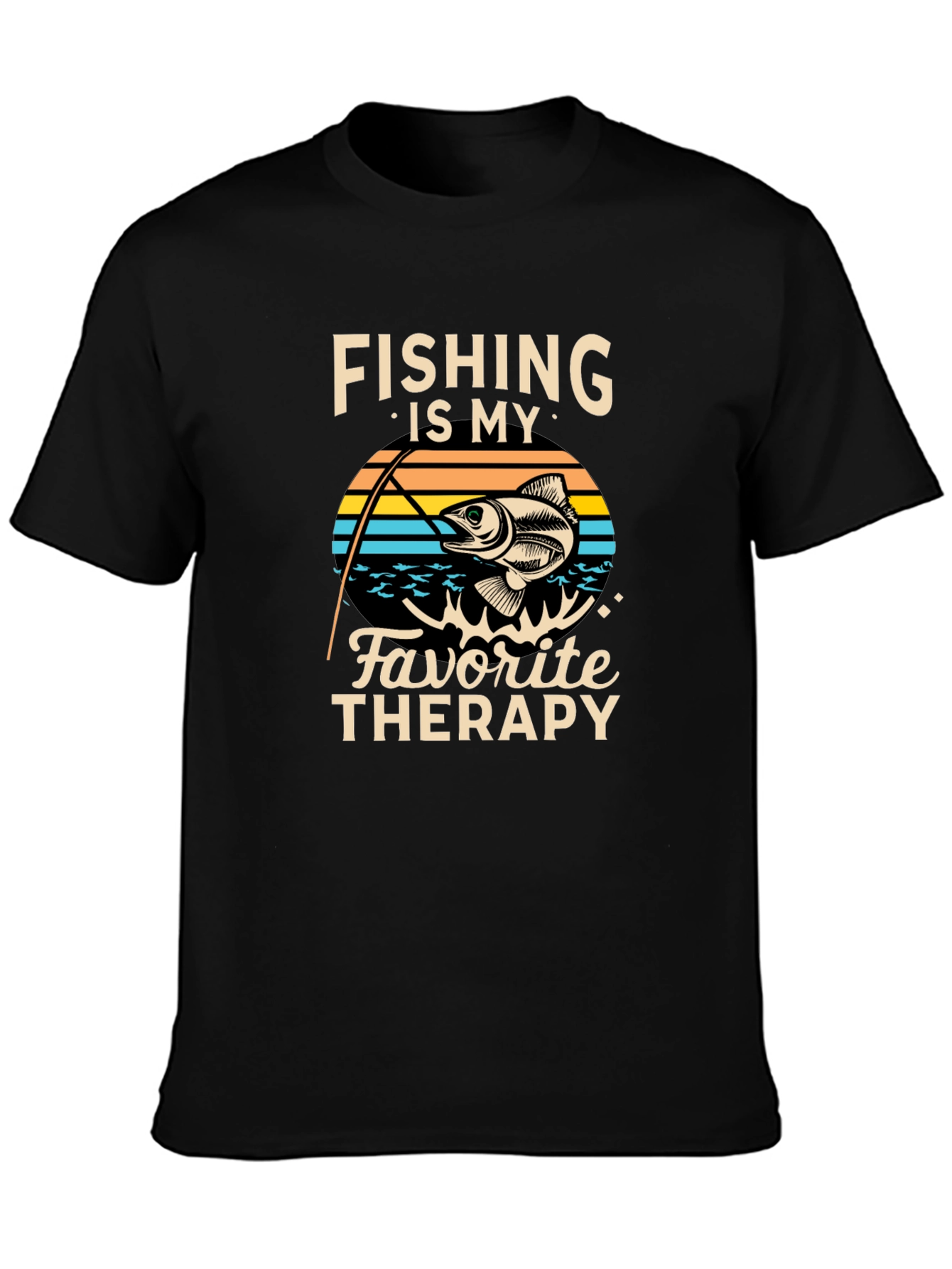 Fishing is My Favorite Therapy T-Shirt