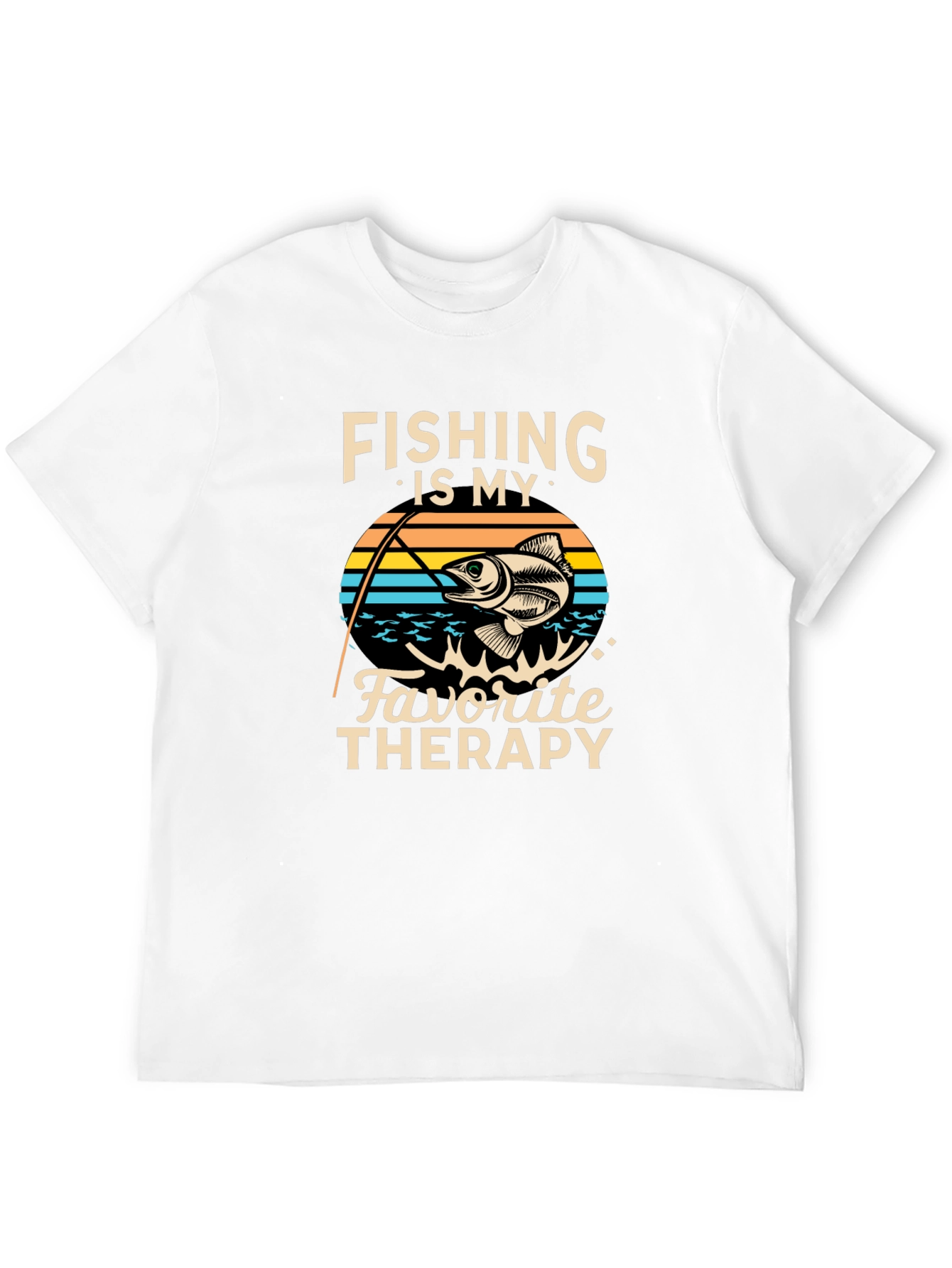 Fishing is My Favorite Therapy T-Shirt