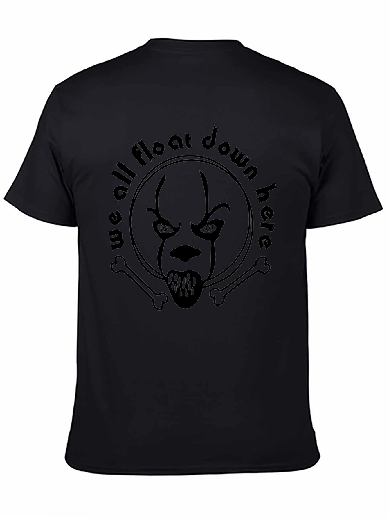 We All Float Down Here Clown Graphic T-Shirt