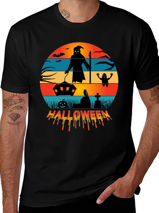 Halloween Silhouette Graphic T-Shirt