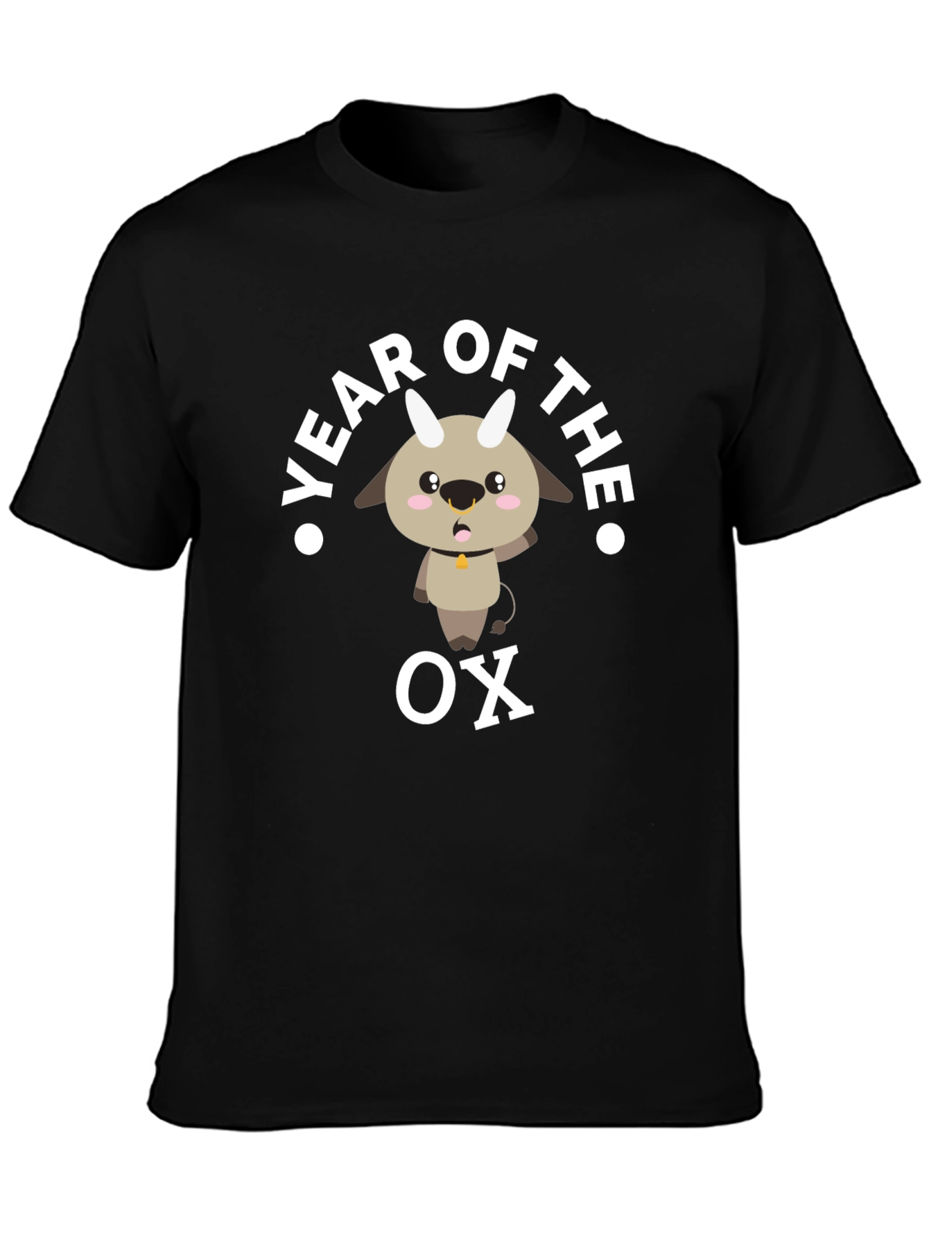 Year of the Ox T-Shirt Cute Goat Zodiac Tee