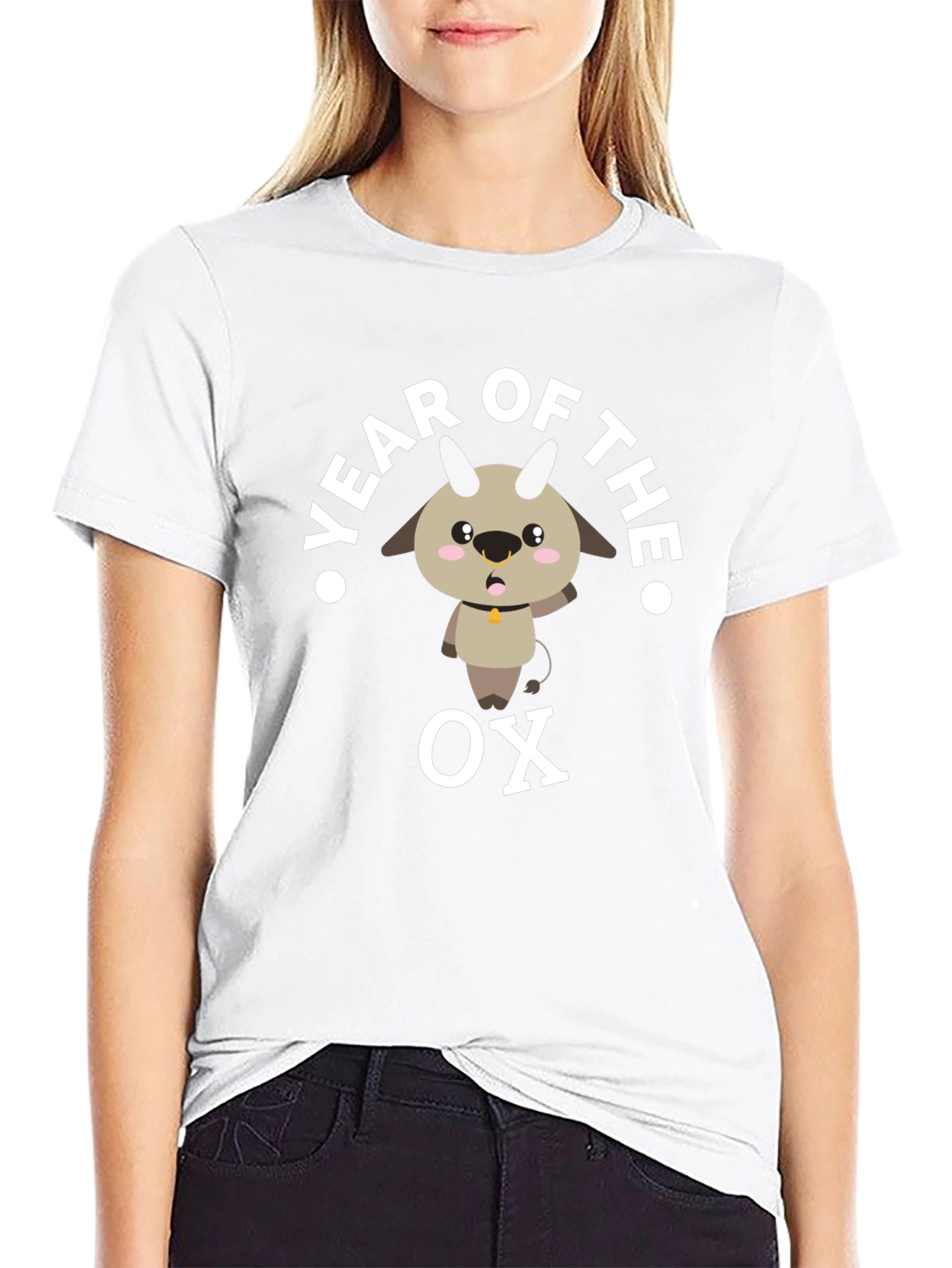 Year of the Ox T-Shirt Cute Goat Zodiac Tee
