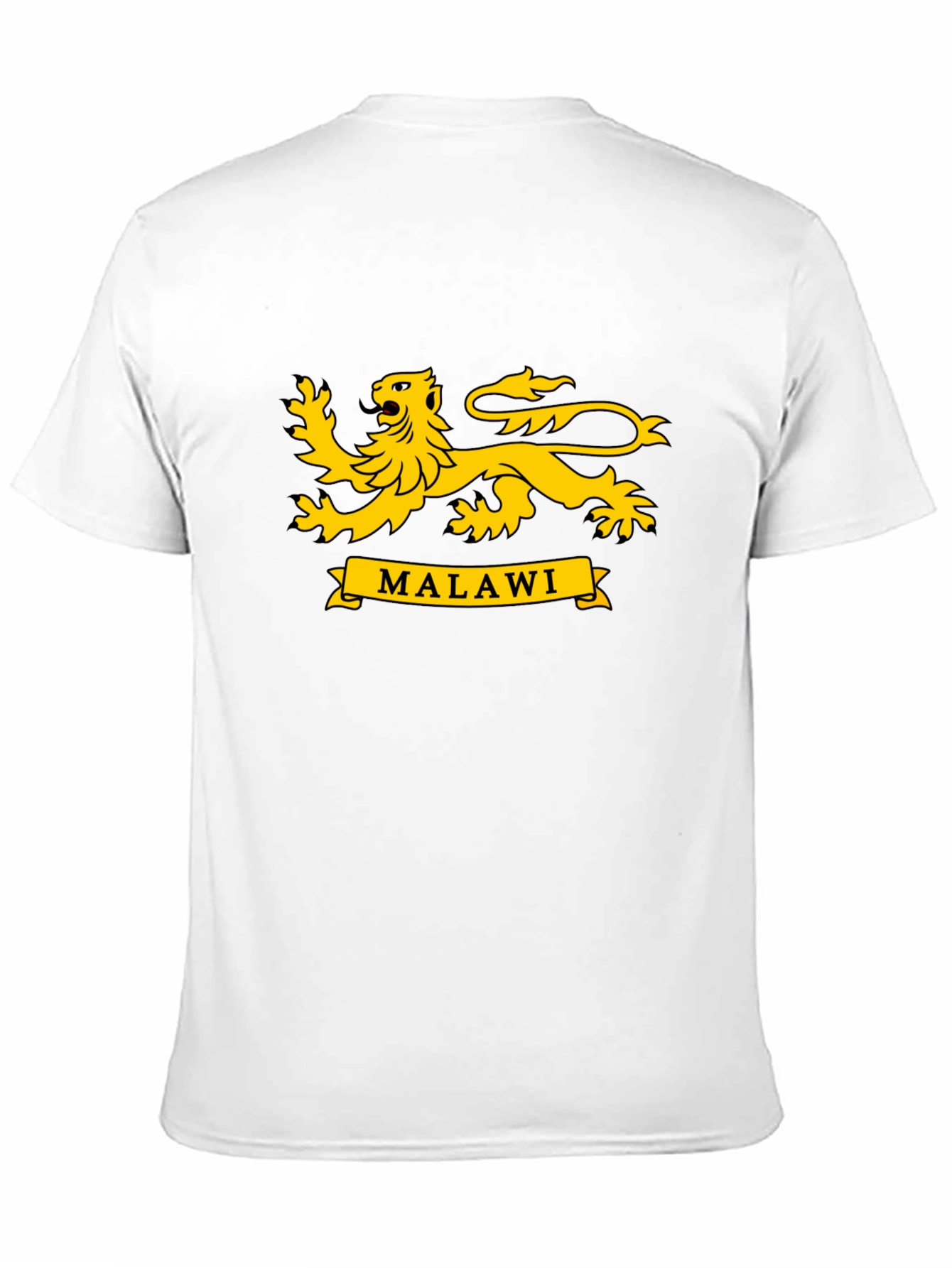 Malawi Lion Crest T-Shirt - Black