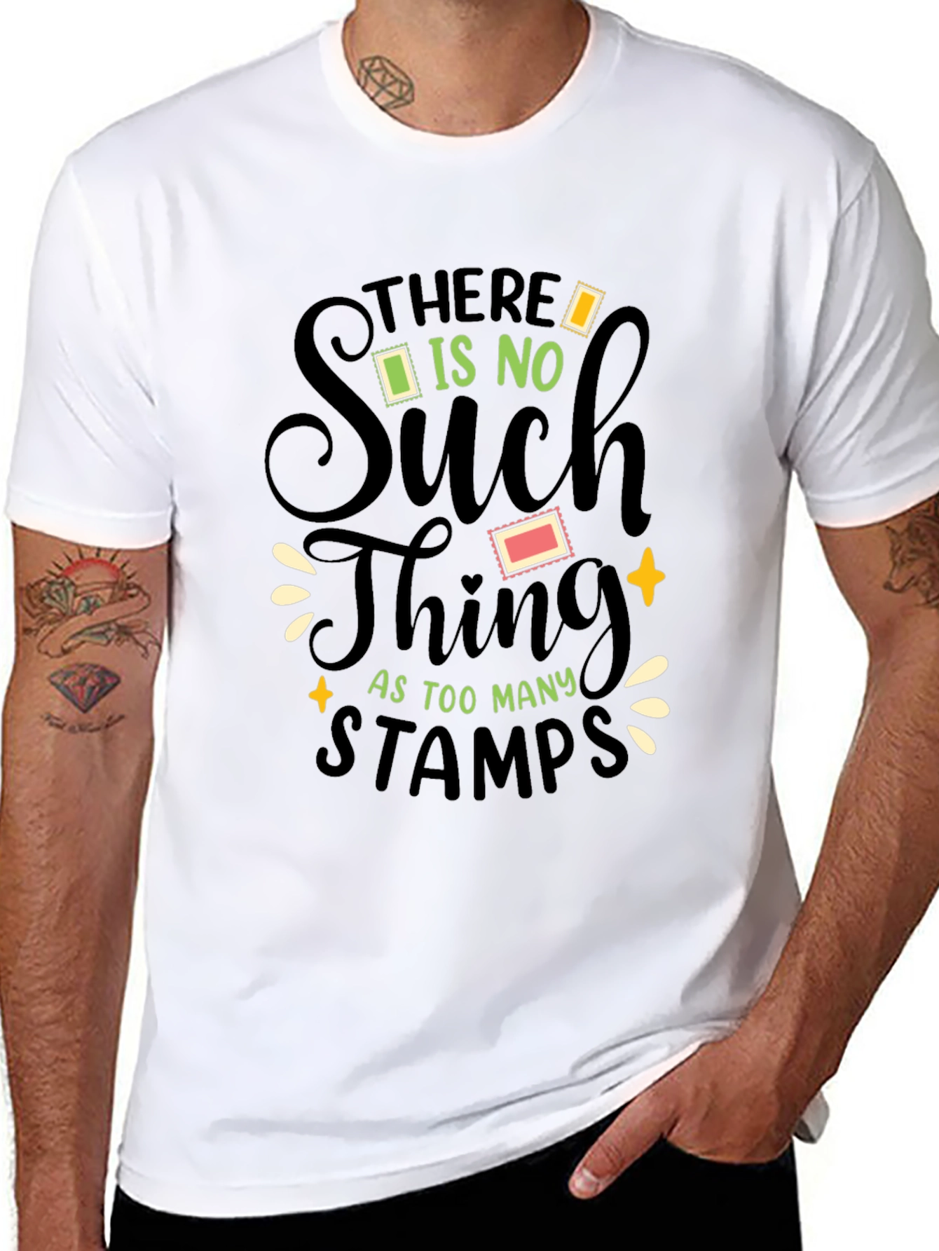 Stamp Lover T-Shirt - Too Many Stamps