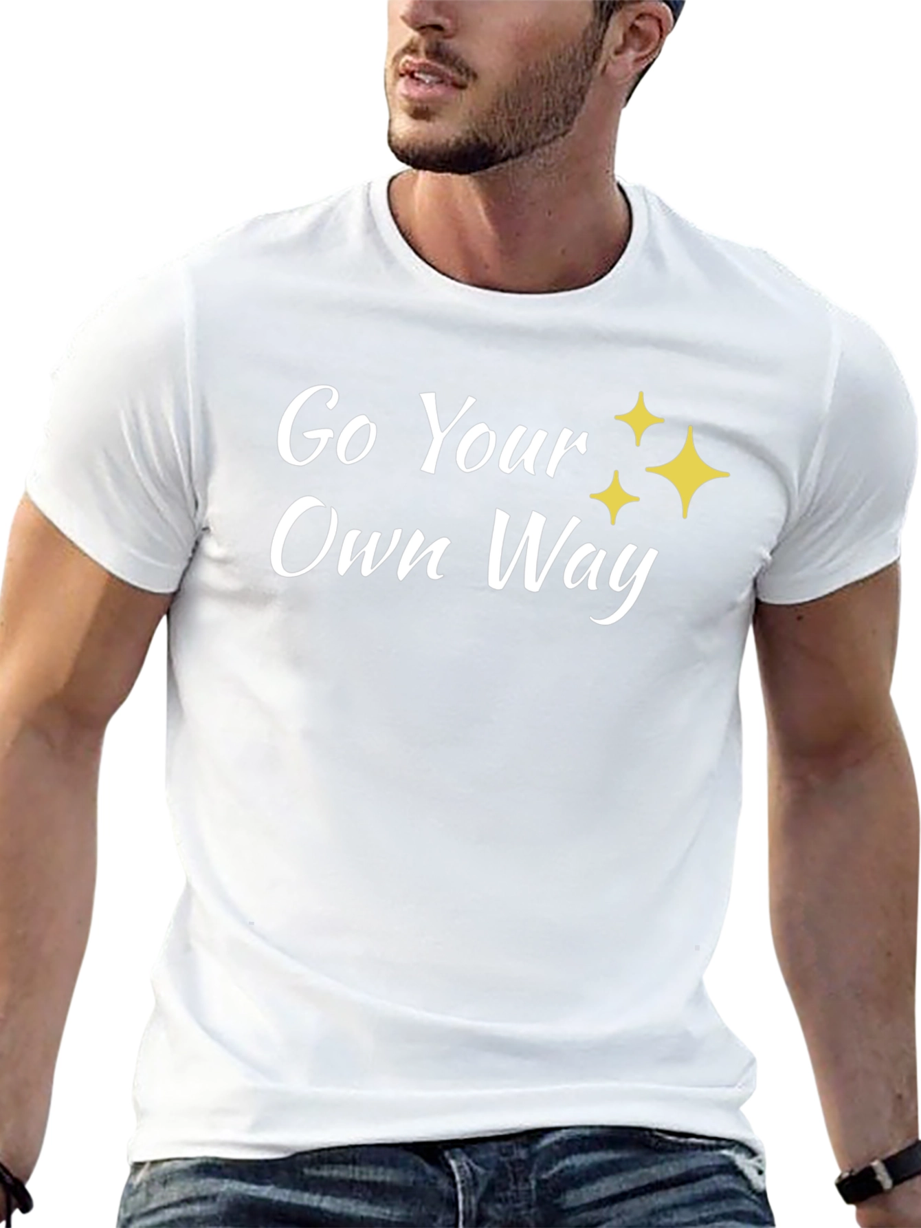 Go Your Own Way Tee - Black T-Shirt