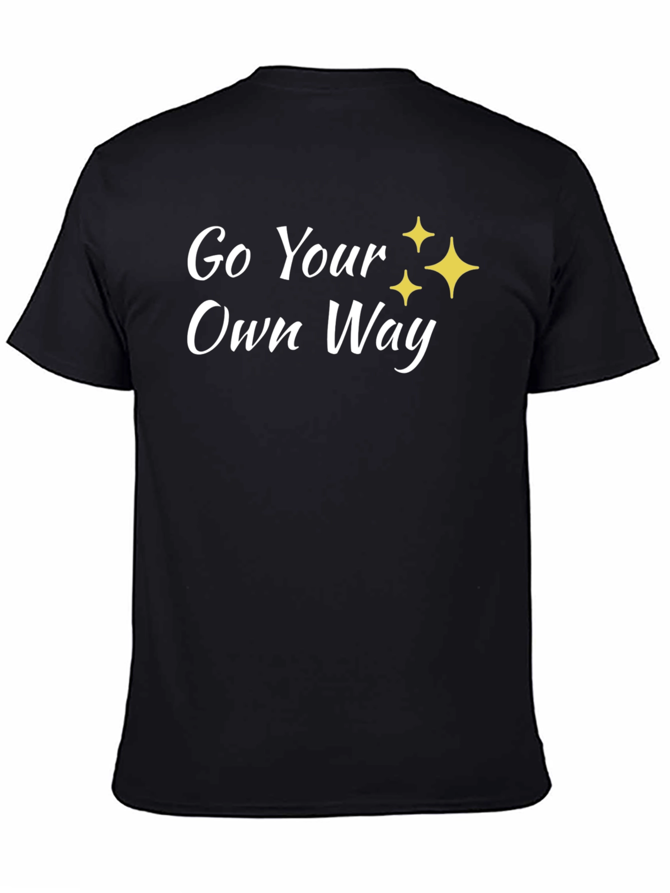 Go Your Own Way Tee - Black T-Shirt