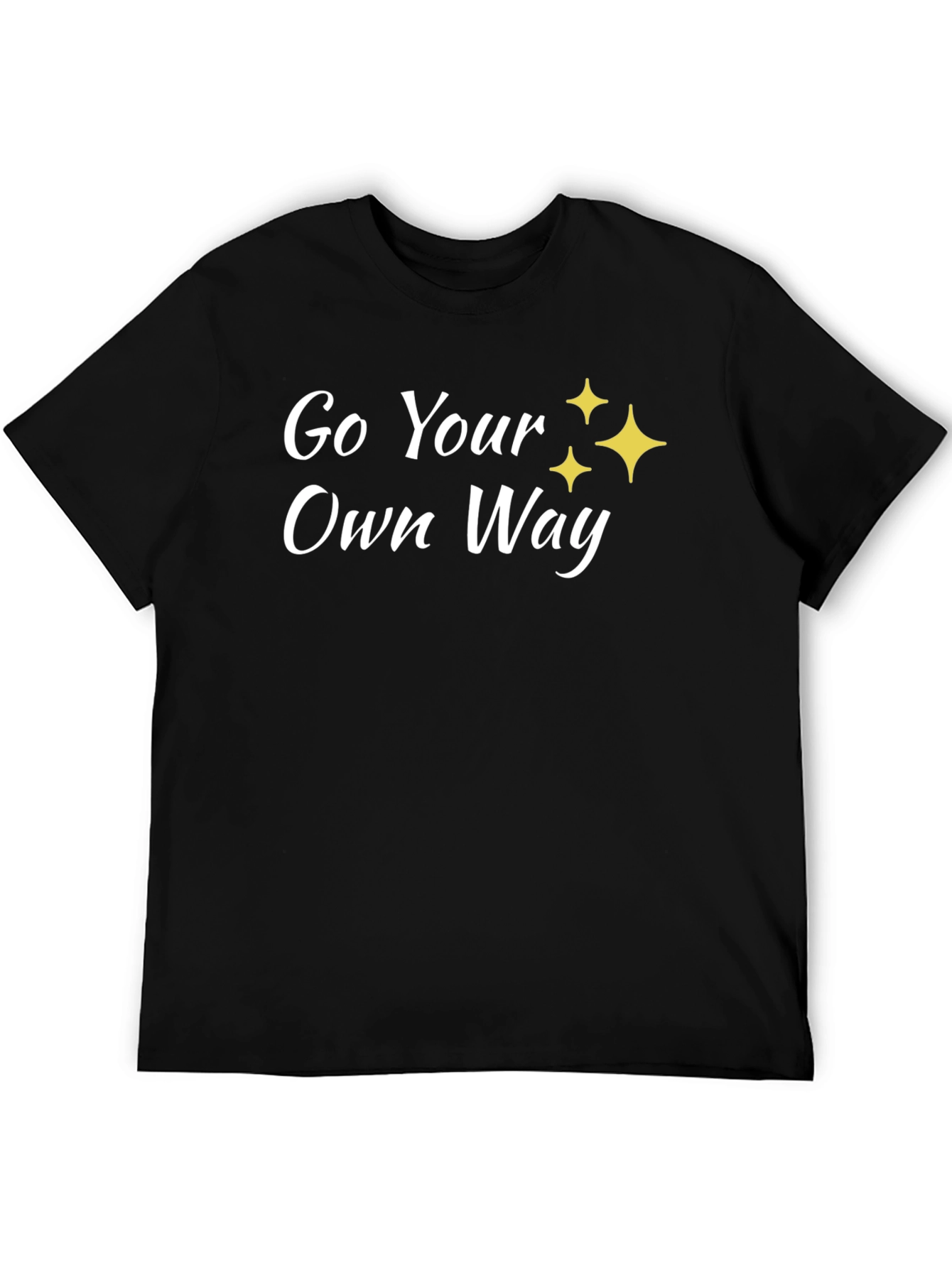 Go Your Own Way Tee - Black T-Shirt