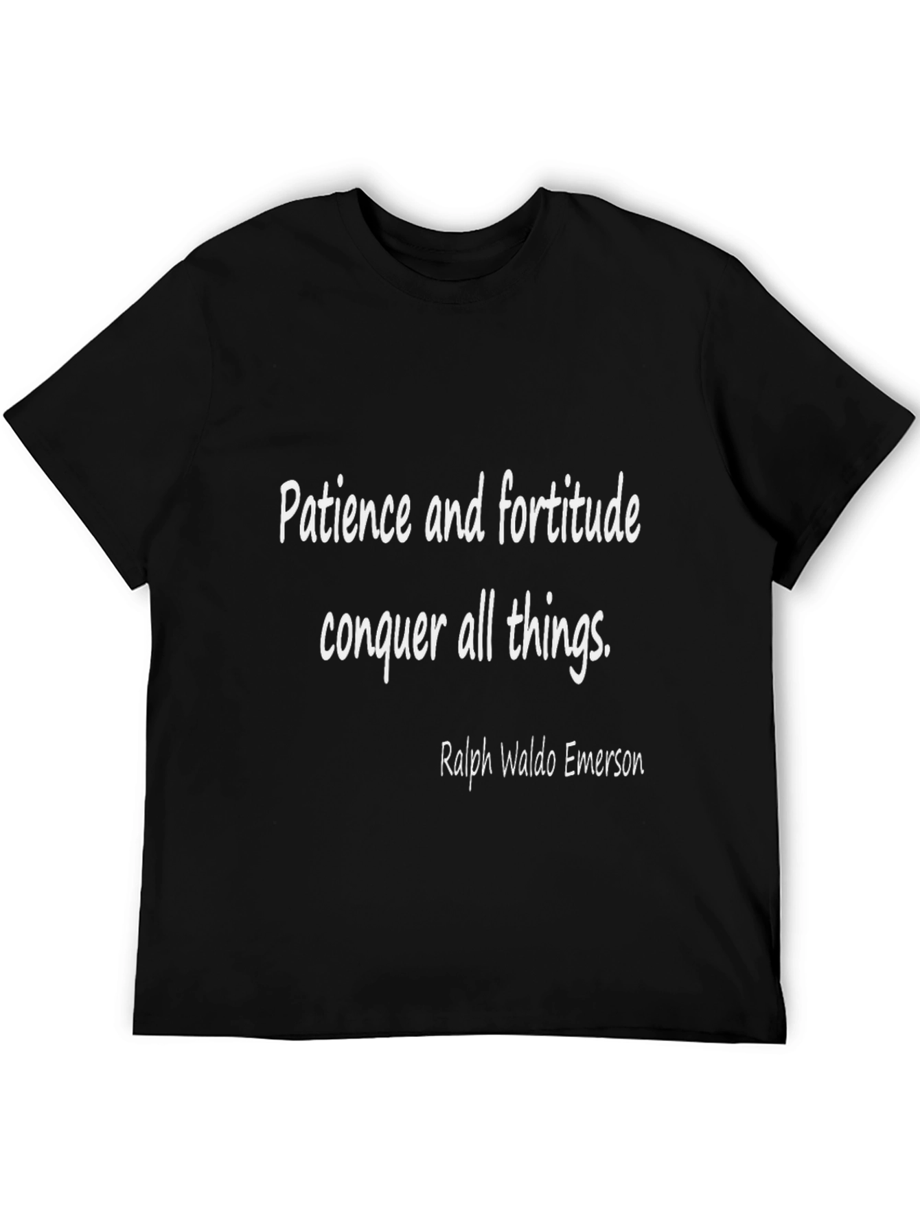 Patience & Fortitude T-Shirt - Inspiring Quote Tee