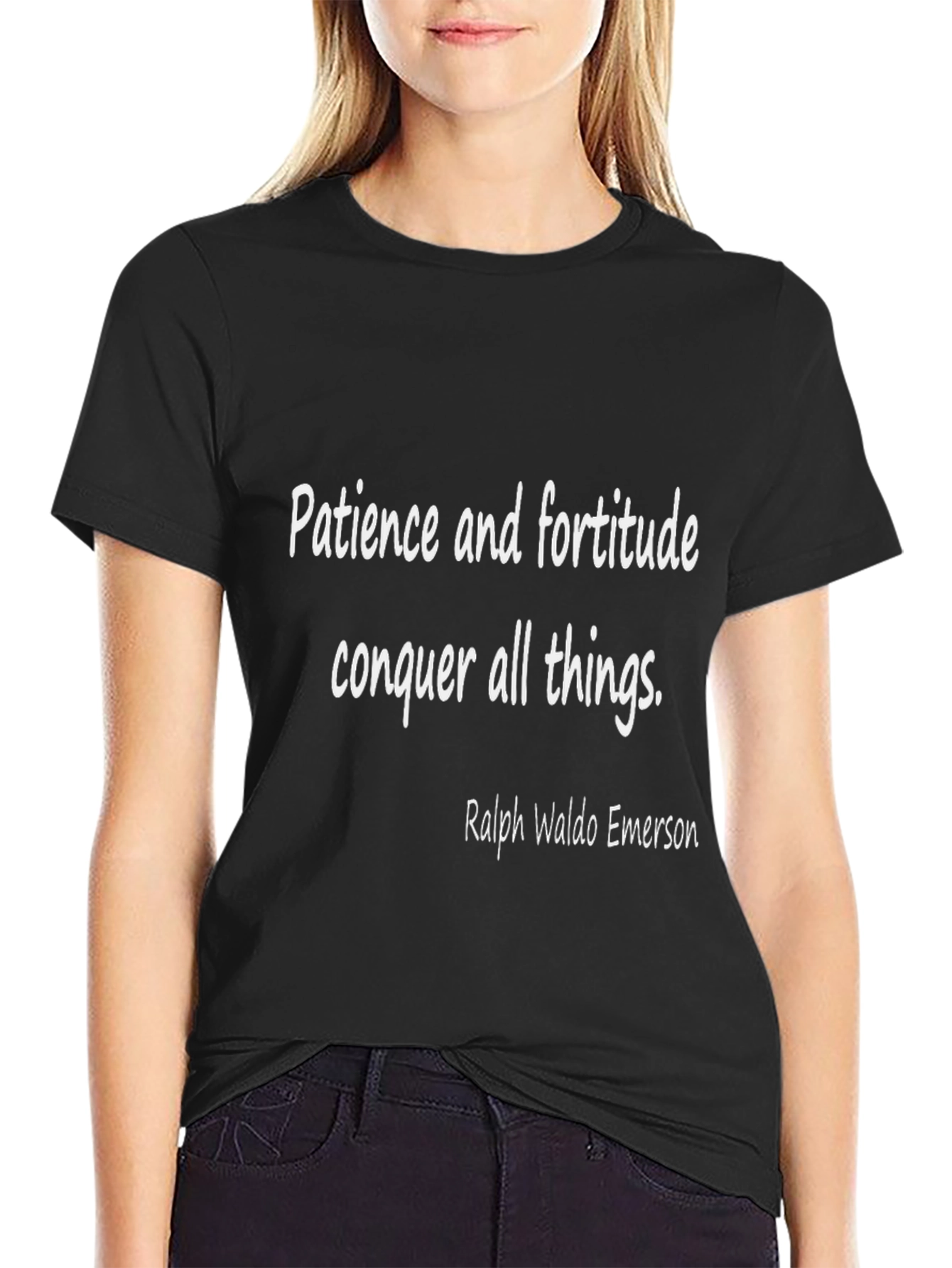 Patience & Fortitude T-Shirt - Inspiring Quote Tee