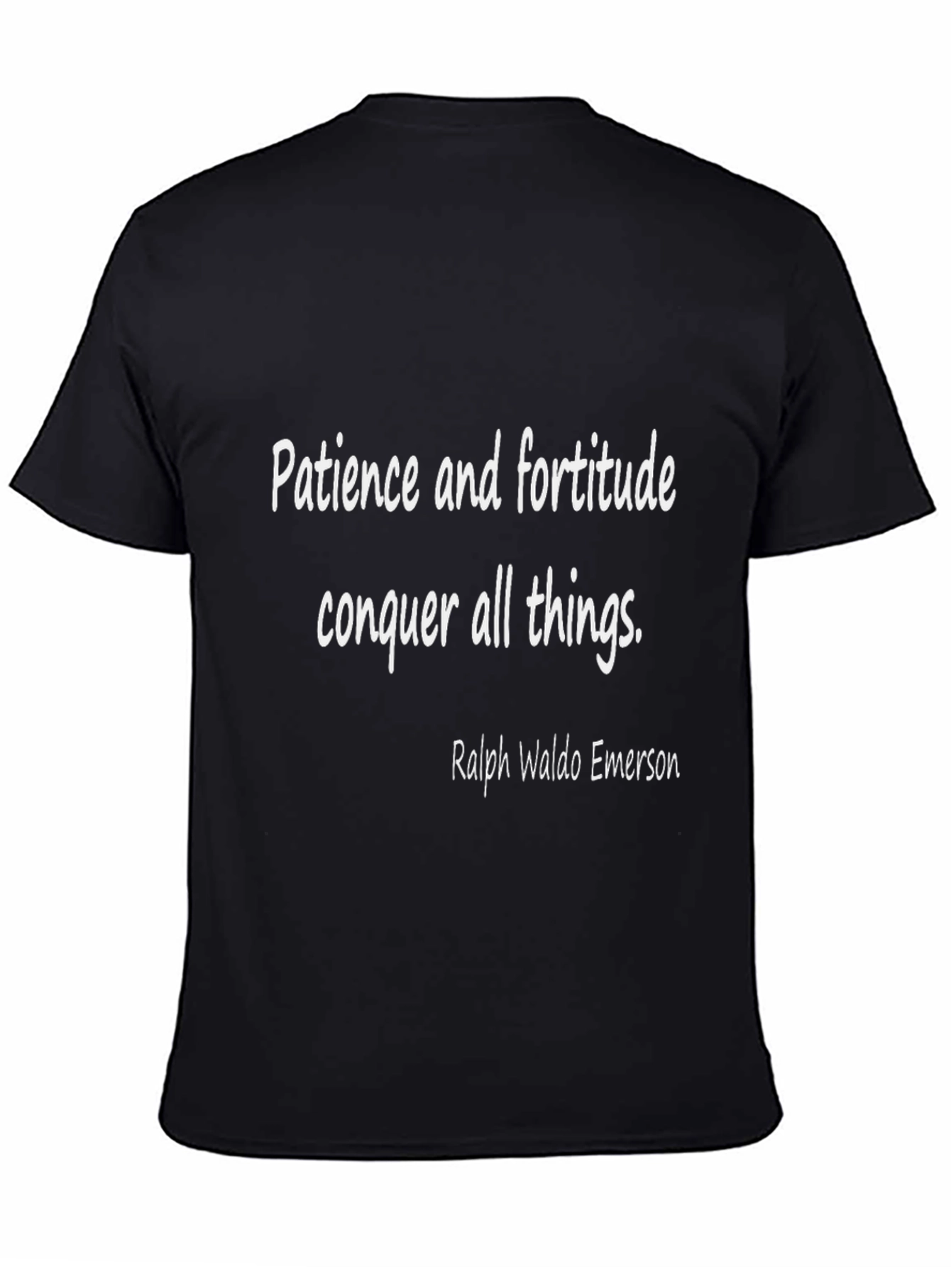 Patience & Fortitude T-Shirt - Inspiring Quote Tee