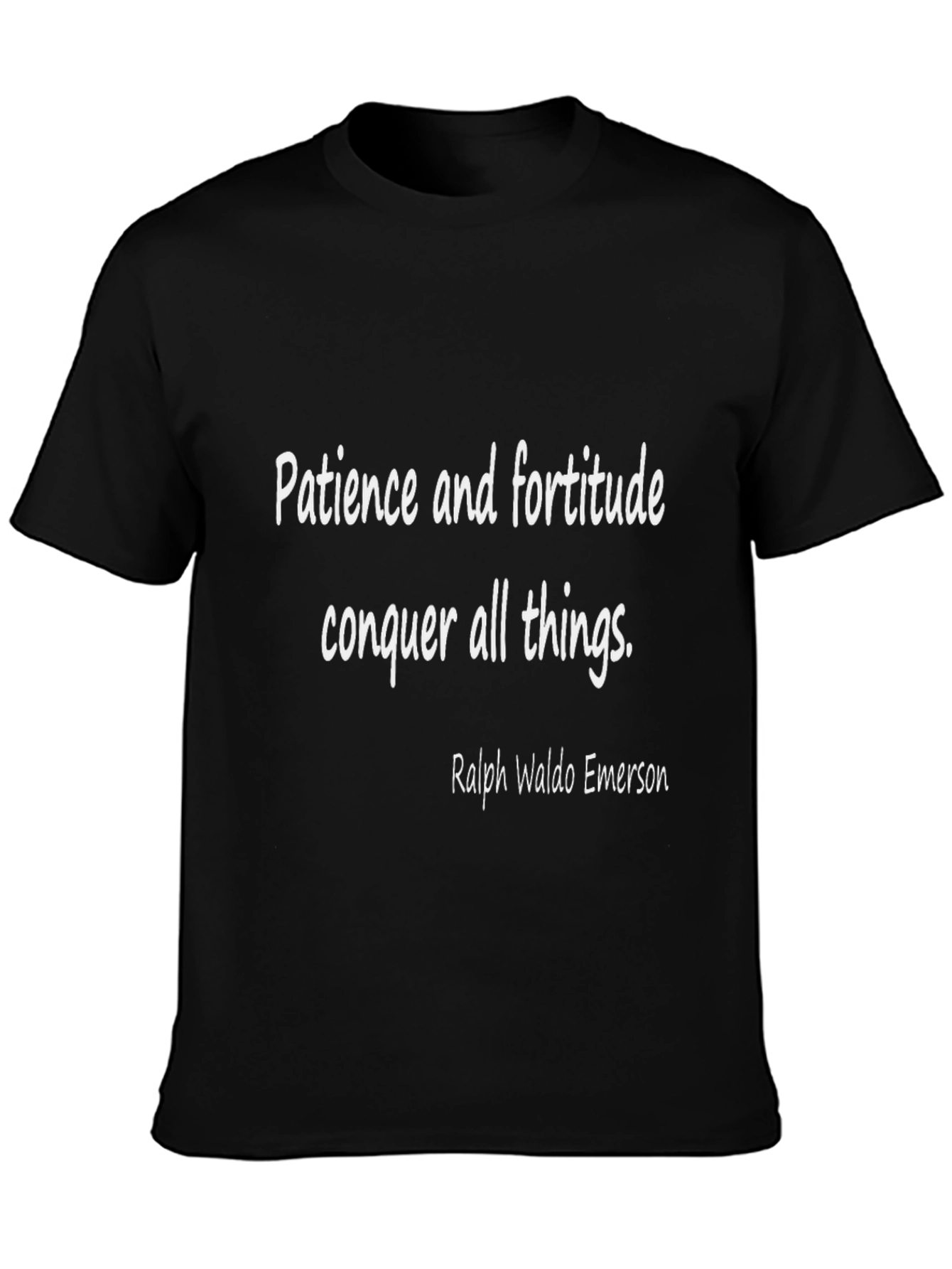 Patience & Fortitude T-Shirt - Inspiring Quote Tee
