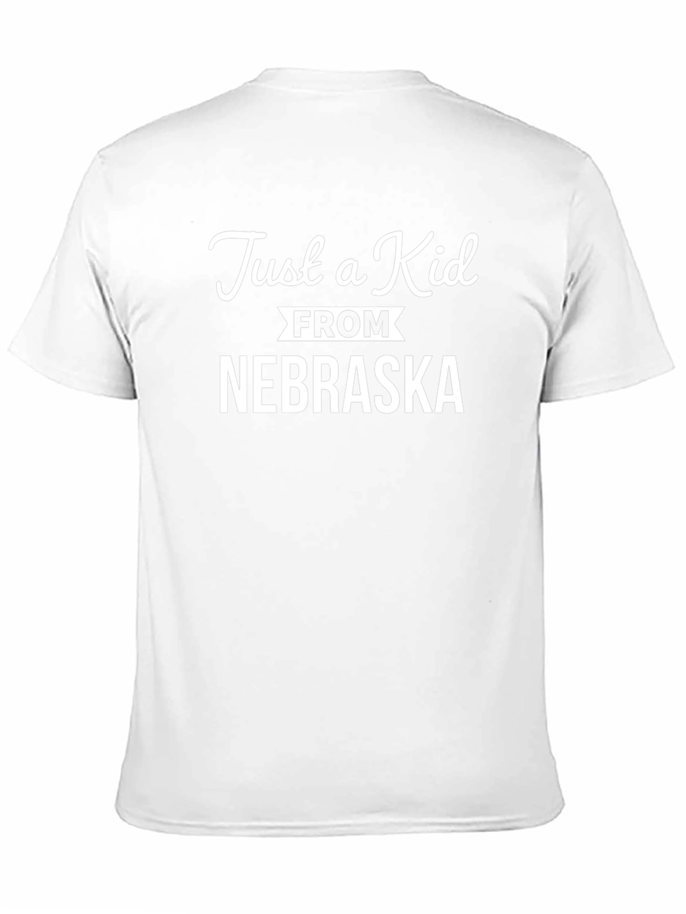 Just a Kid From Nebraska Black T-Shirt