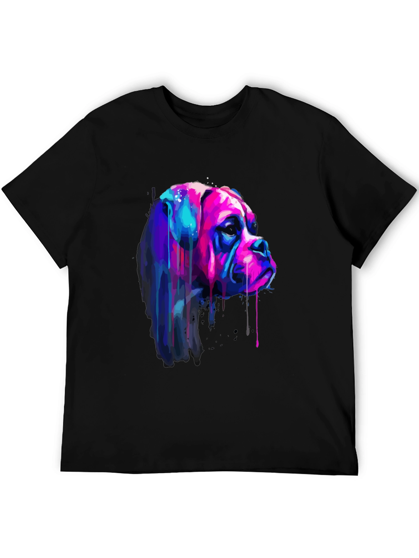 Abstract Dog Art Print T-Shirt