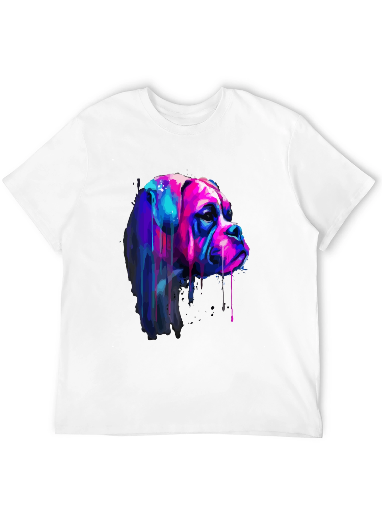 Abstract Dog Art Print T-Shirt