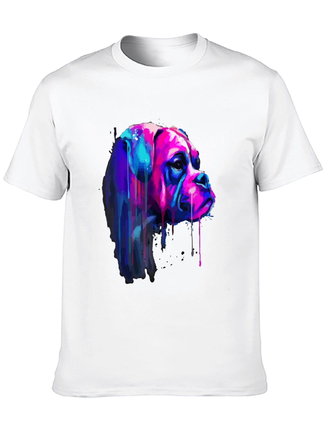 Abstract Dog Art Print T-Shirt