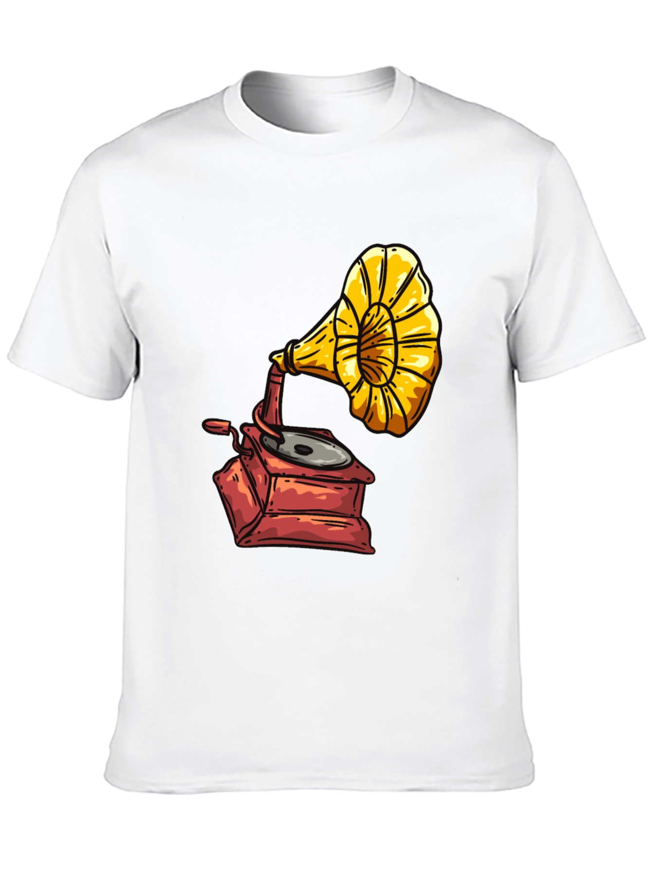 Retro Gramophone Graphic Tee