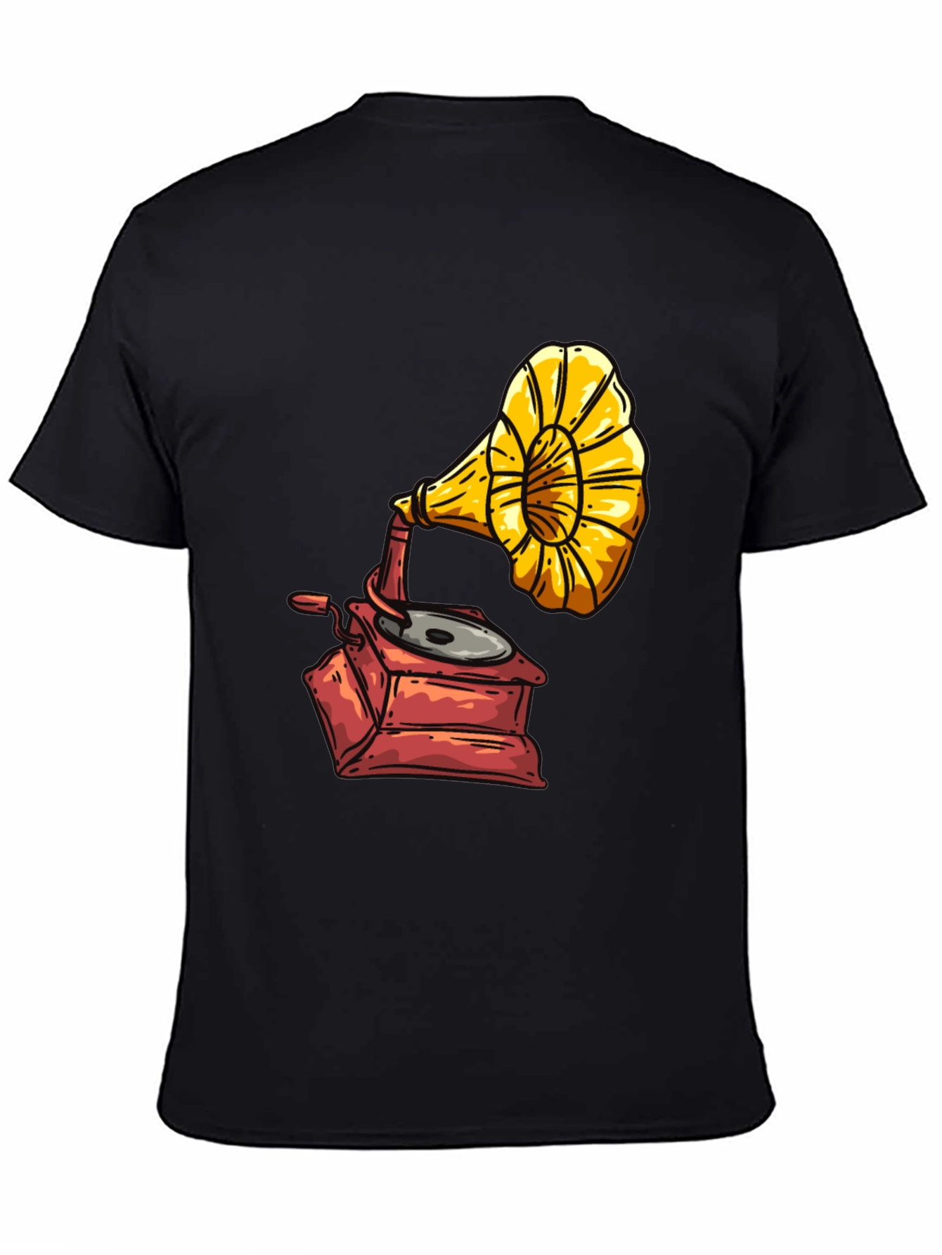 Retro Gramophone Graphic Tee