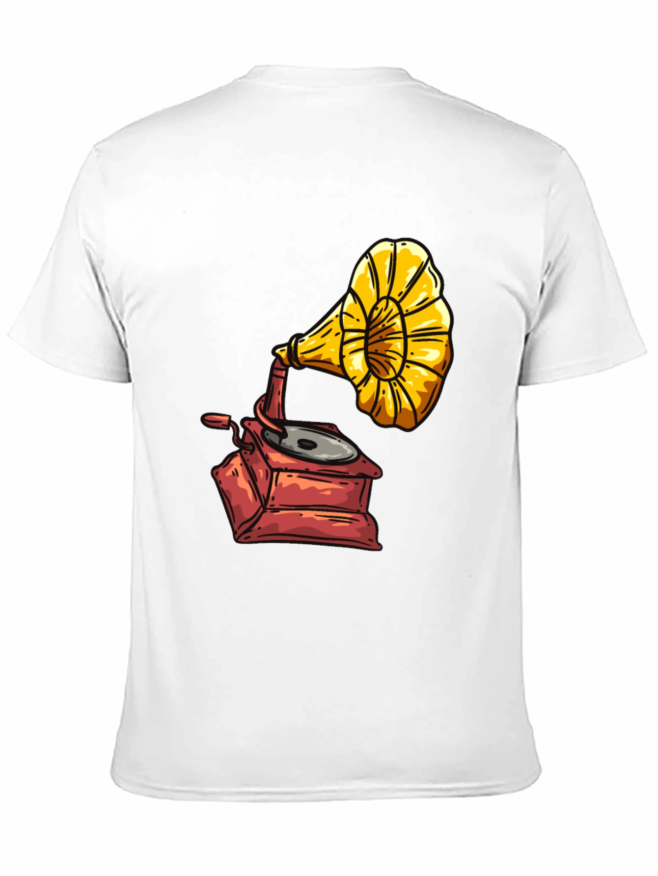 Retro Gramophone Graphic Tee