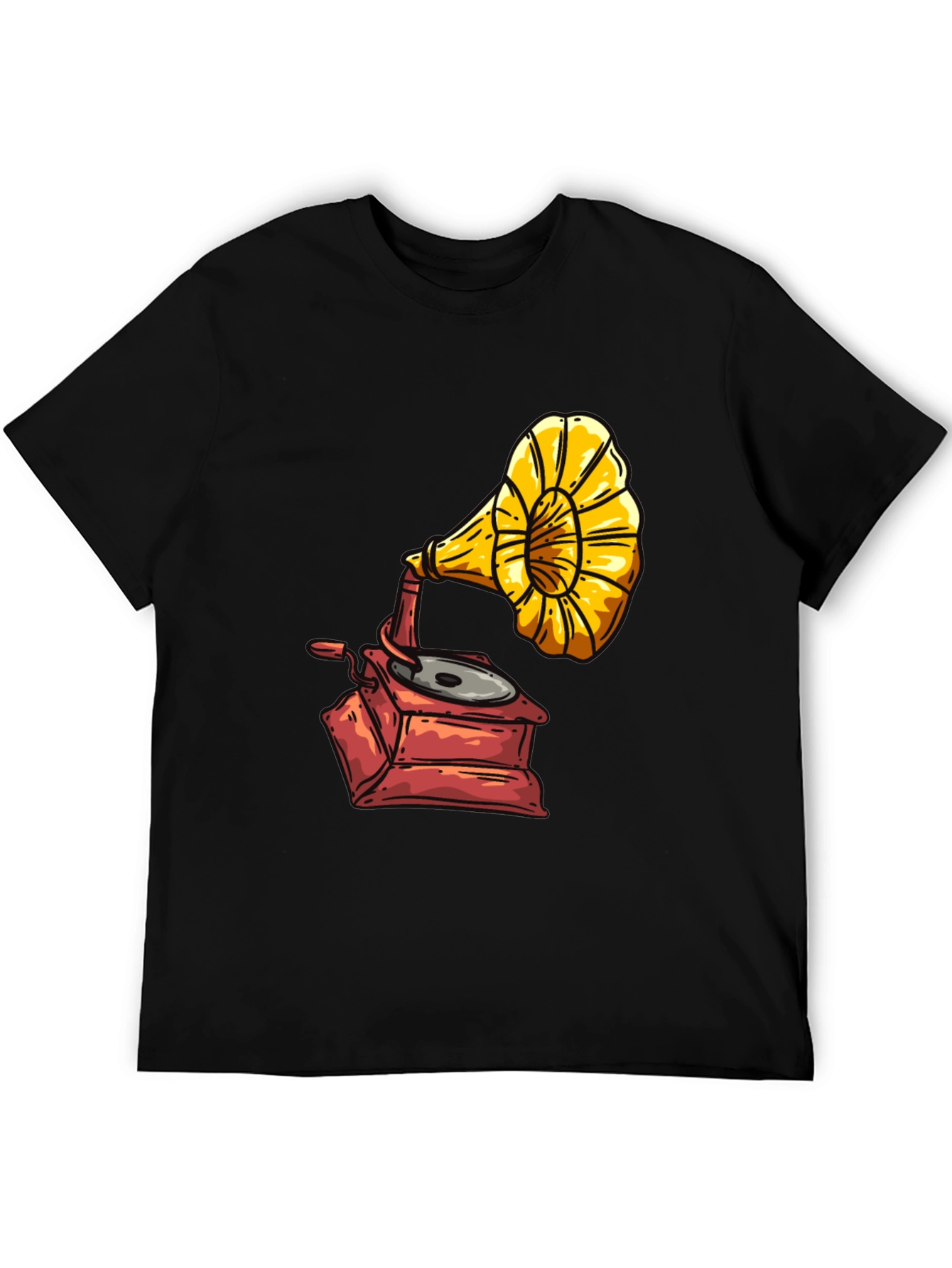 Retro Gramophone Graphic Tee