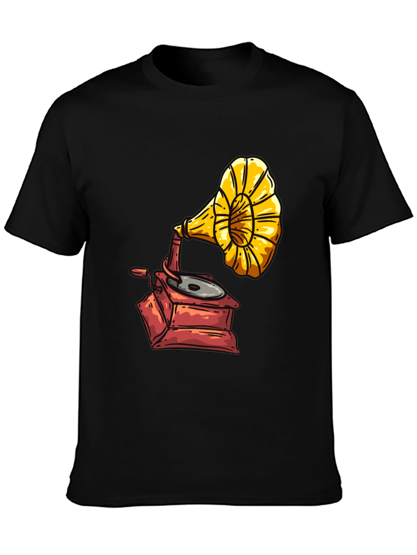 Retro Gramophone Graphic Tee
