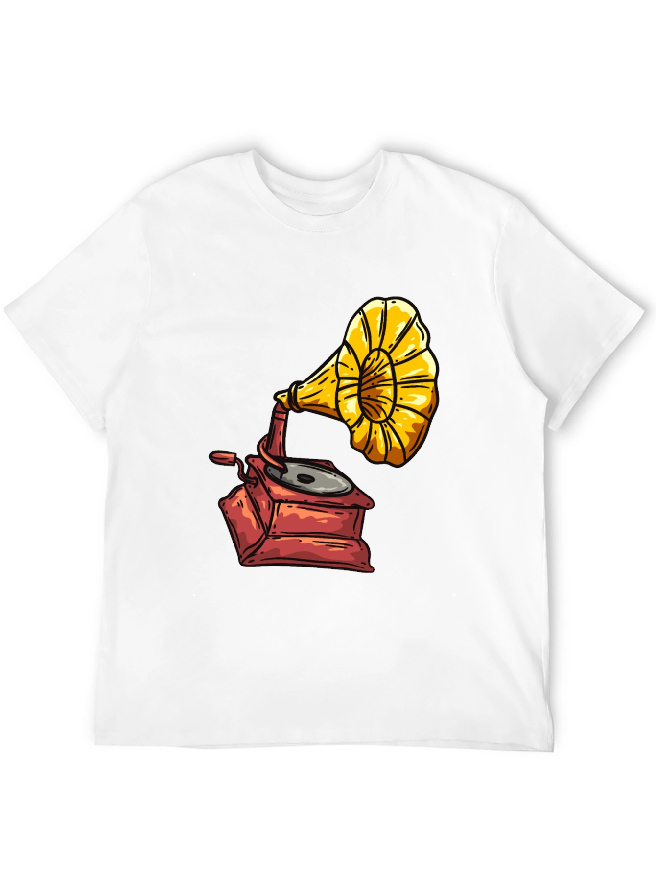 Retro Gramophone Graphic Tee