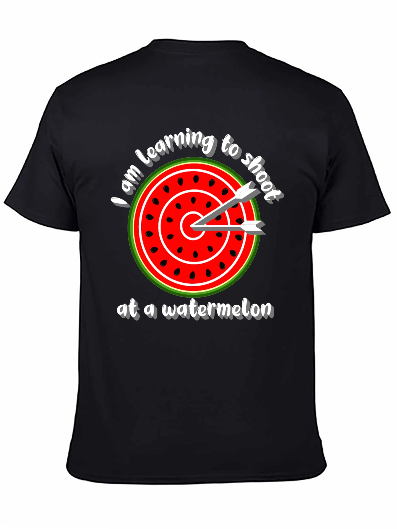 Watermelon Target T-Shirt - Learning to Shoot Tee