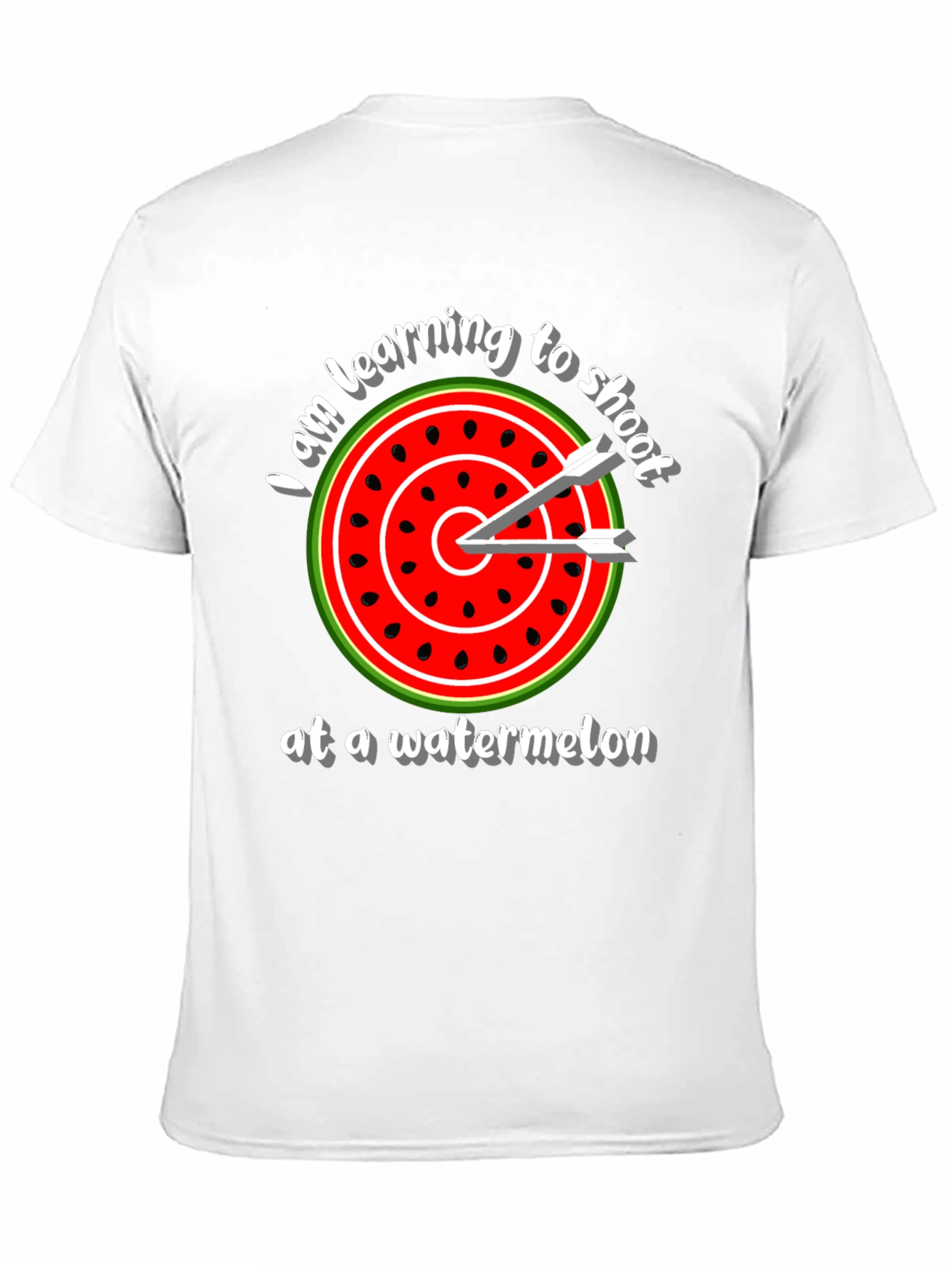 Watermelon Target T-Shirt - Learning to Shoot Tee