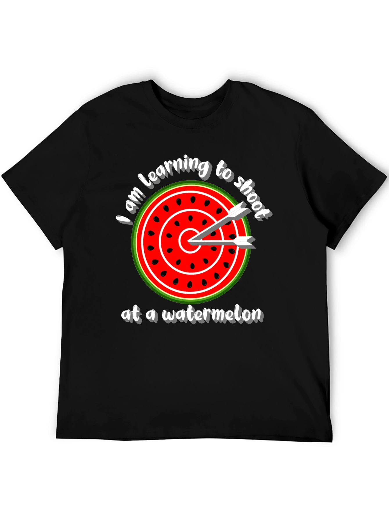 Watermelon Target T-Shirt - Learning to Shoot Tee