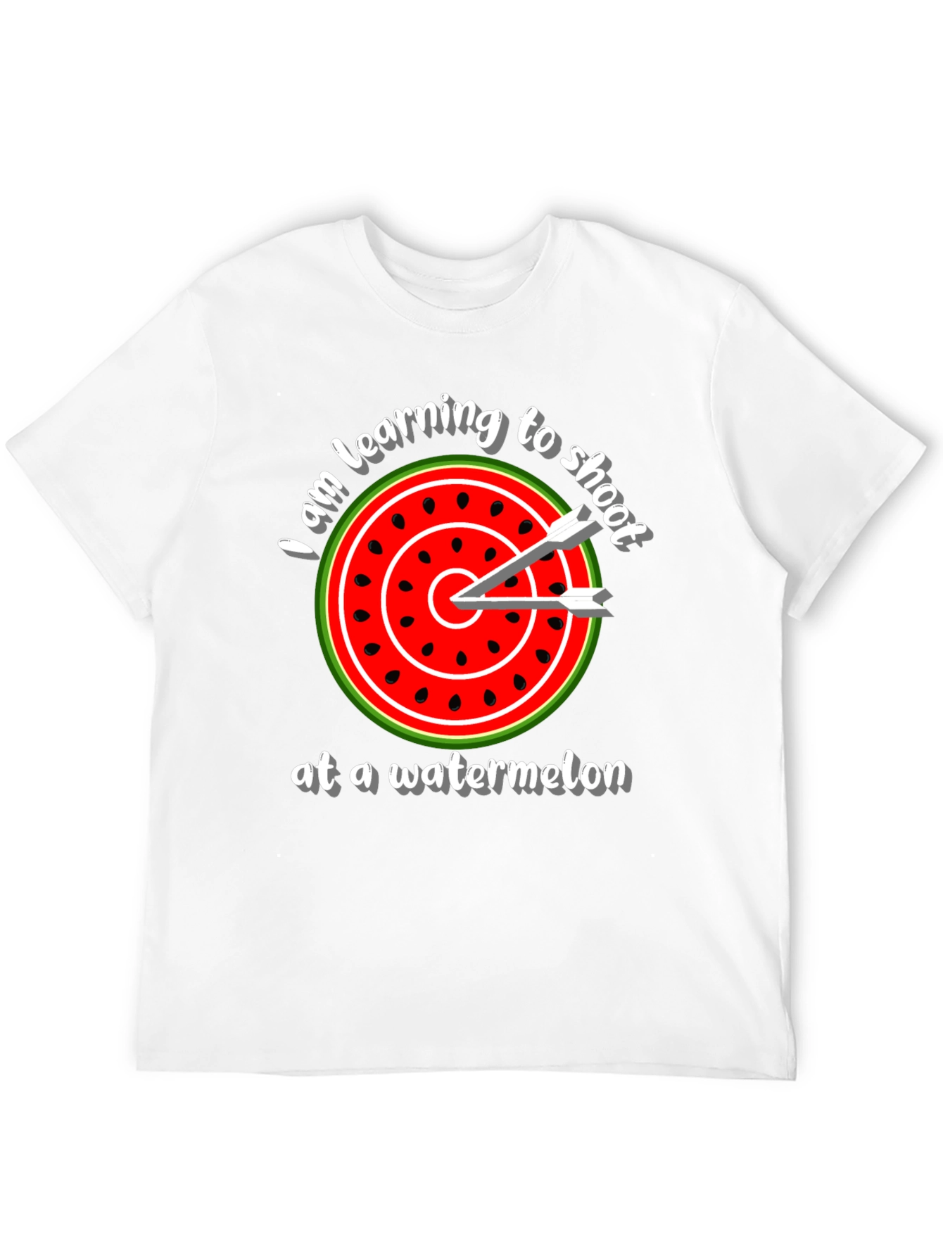 Watermelon Target T-Shirt - Learning to Shoot Tee