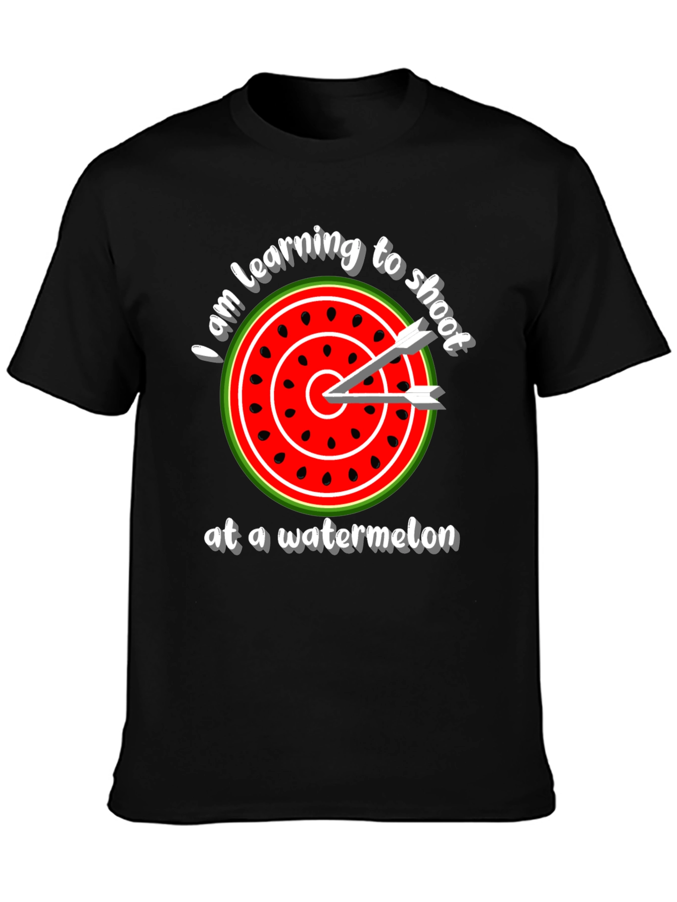 Watermelon Target T-Shirt - Learning to Shoot Tee