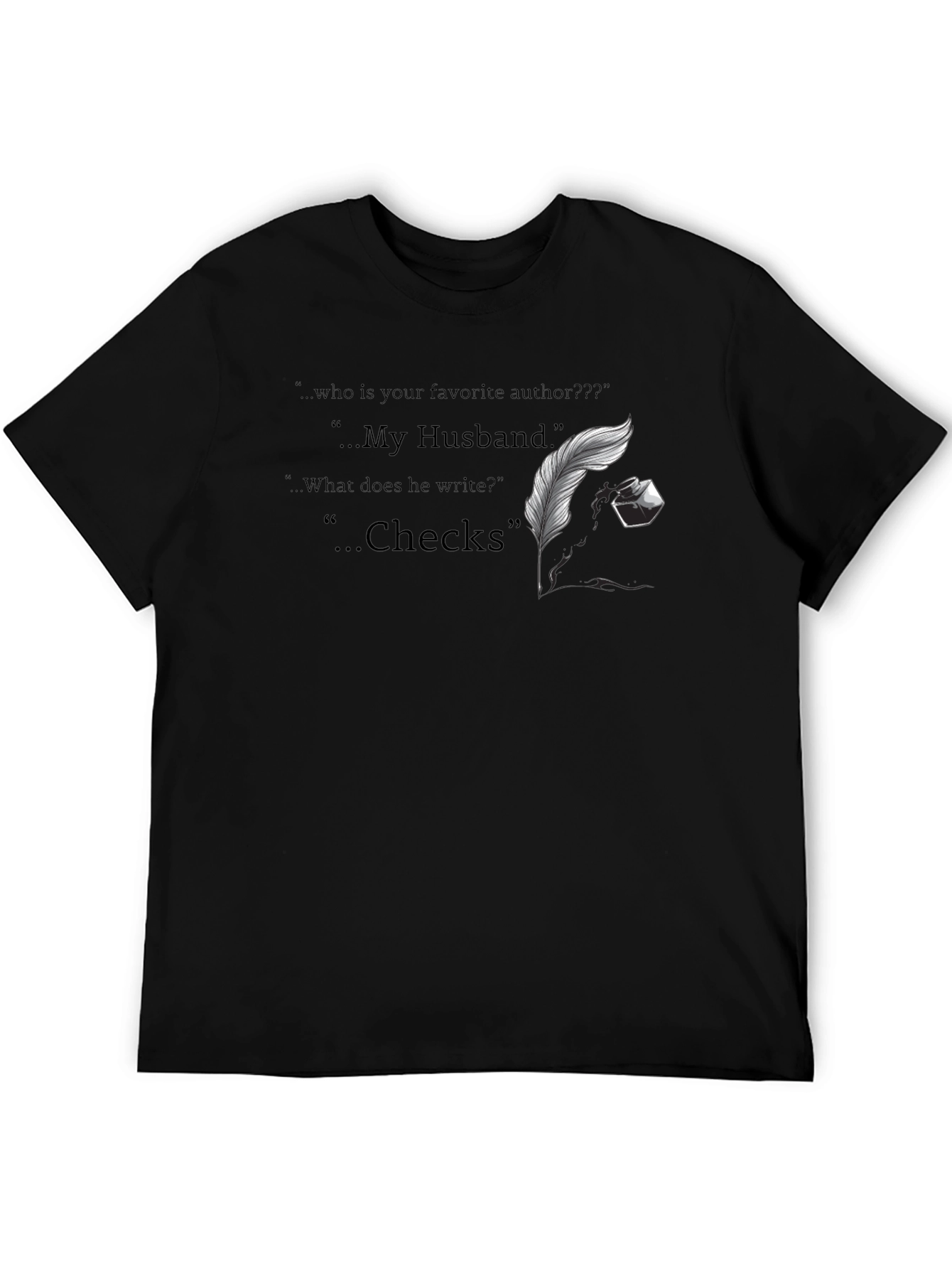Husband Author T-Shirt - Funny Novelty Tee