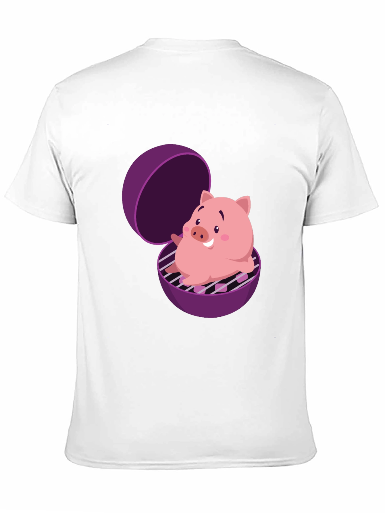 Pig in Grill Funny T-Shirt