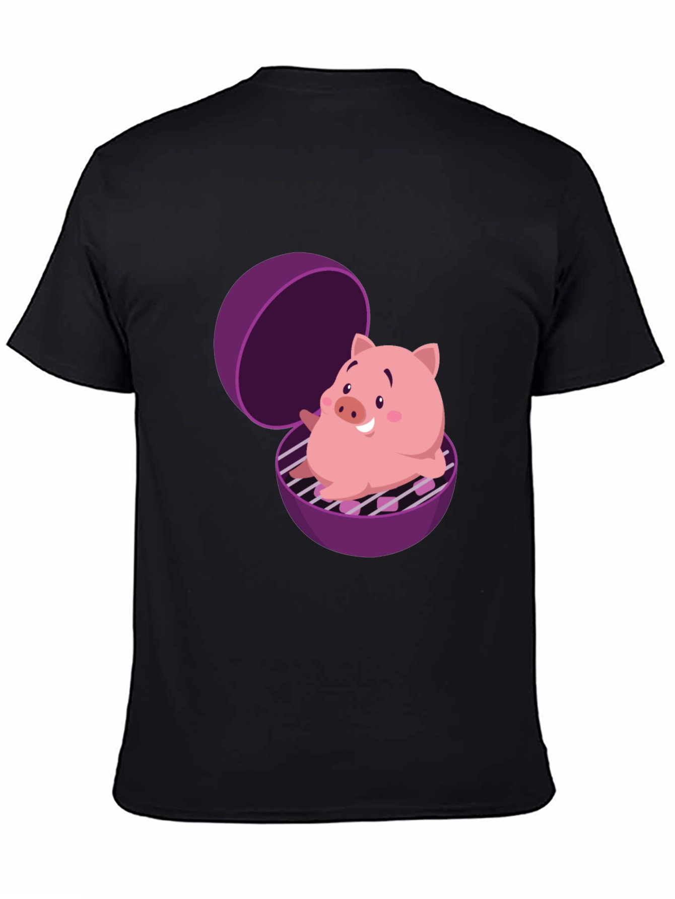 Pig in Grill Funny T-Shirt