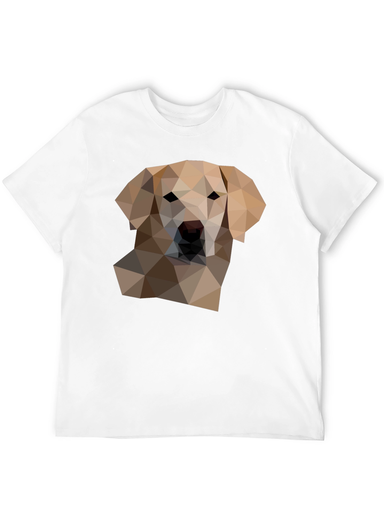 Geometric Dog Graphic T-Shirt