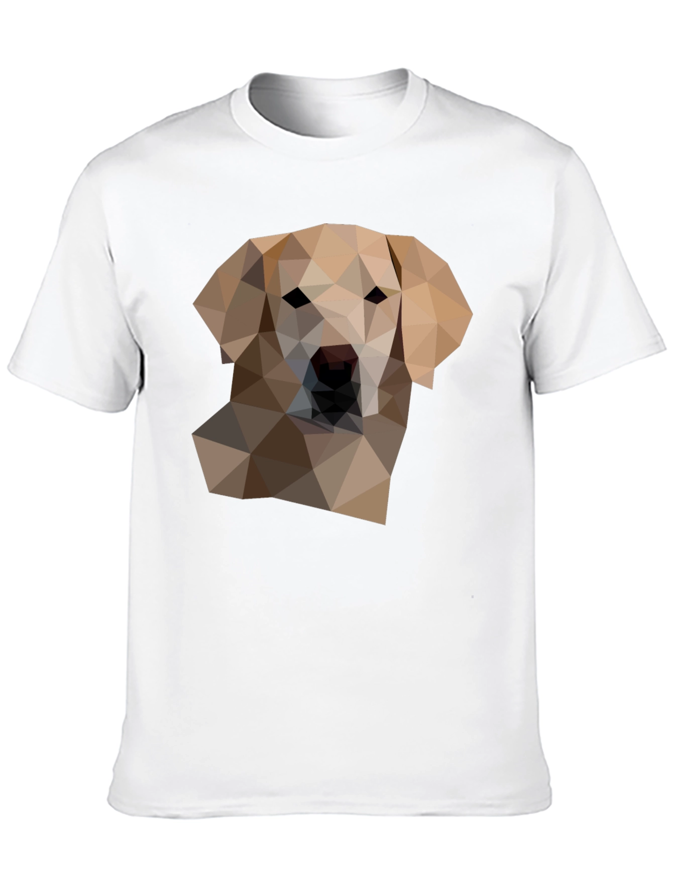 Geometric Dog Graphic T-Shirt