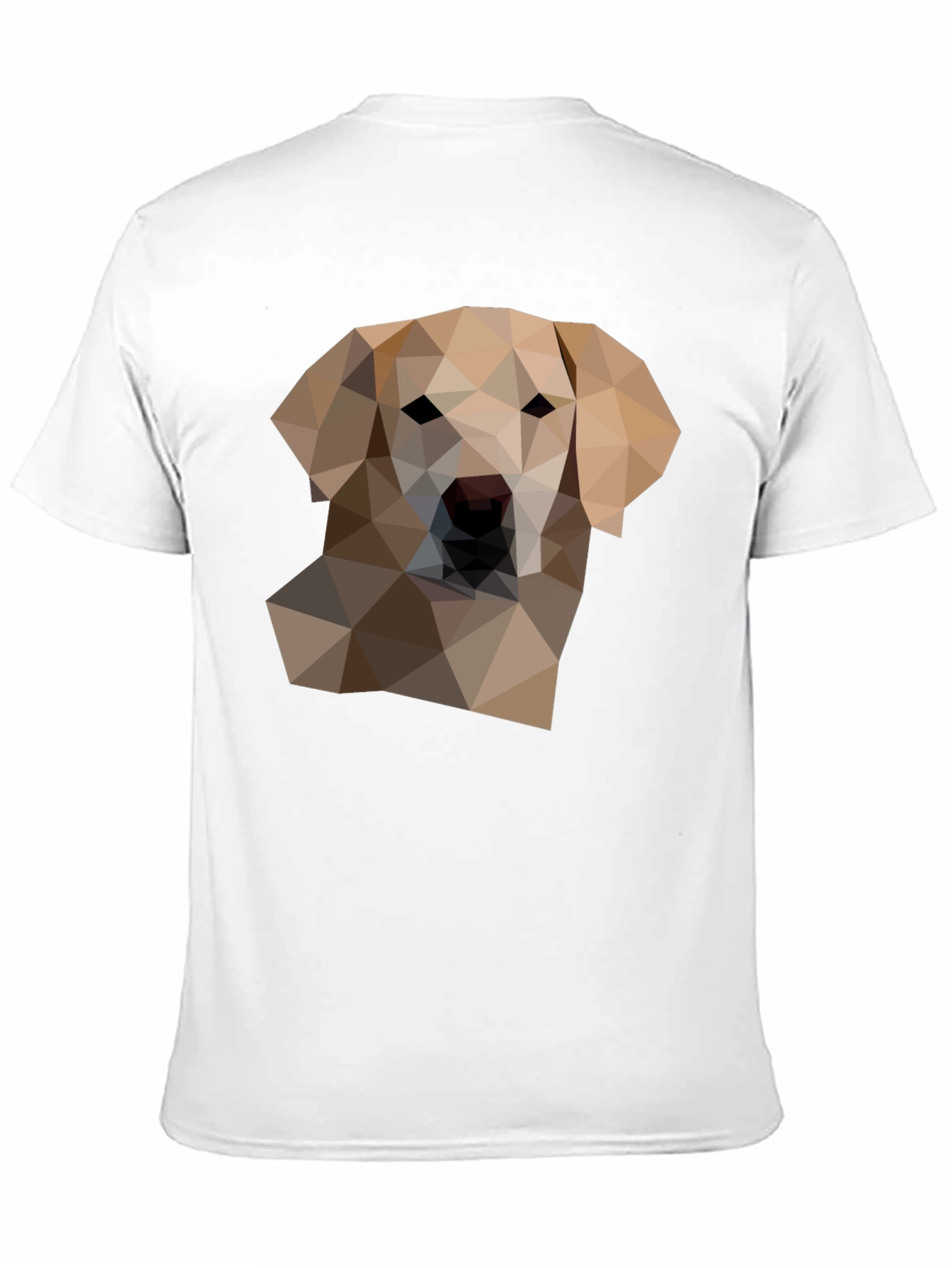 Geometric Dog Graphic T-Shirt