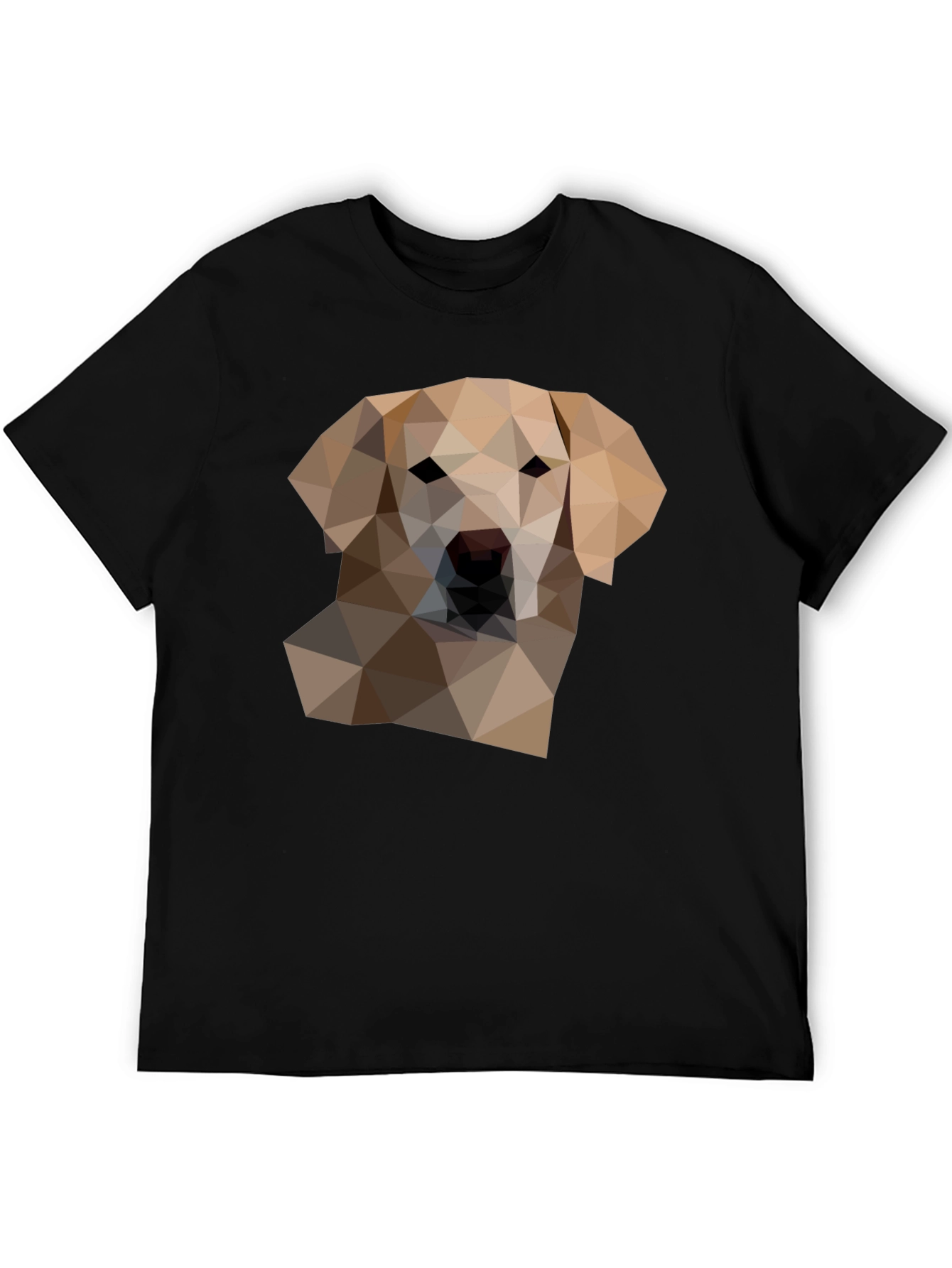 Geometric Dog Graphic T-Shirt
