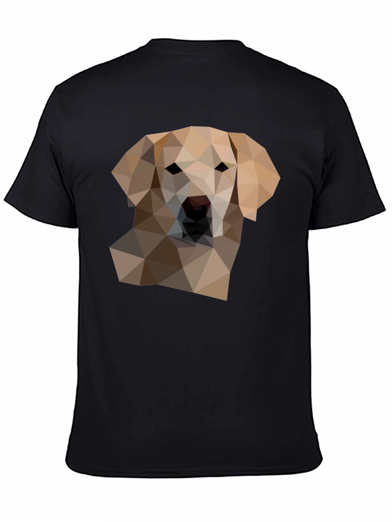 Geometric Dog Graphic T-Shirt