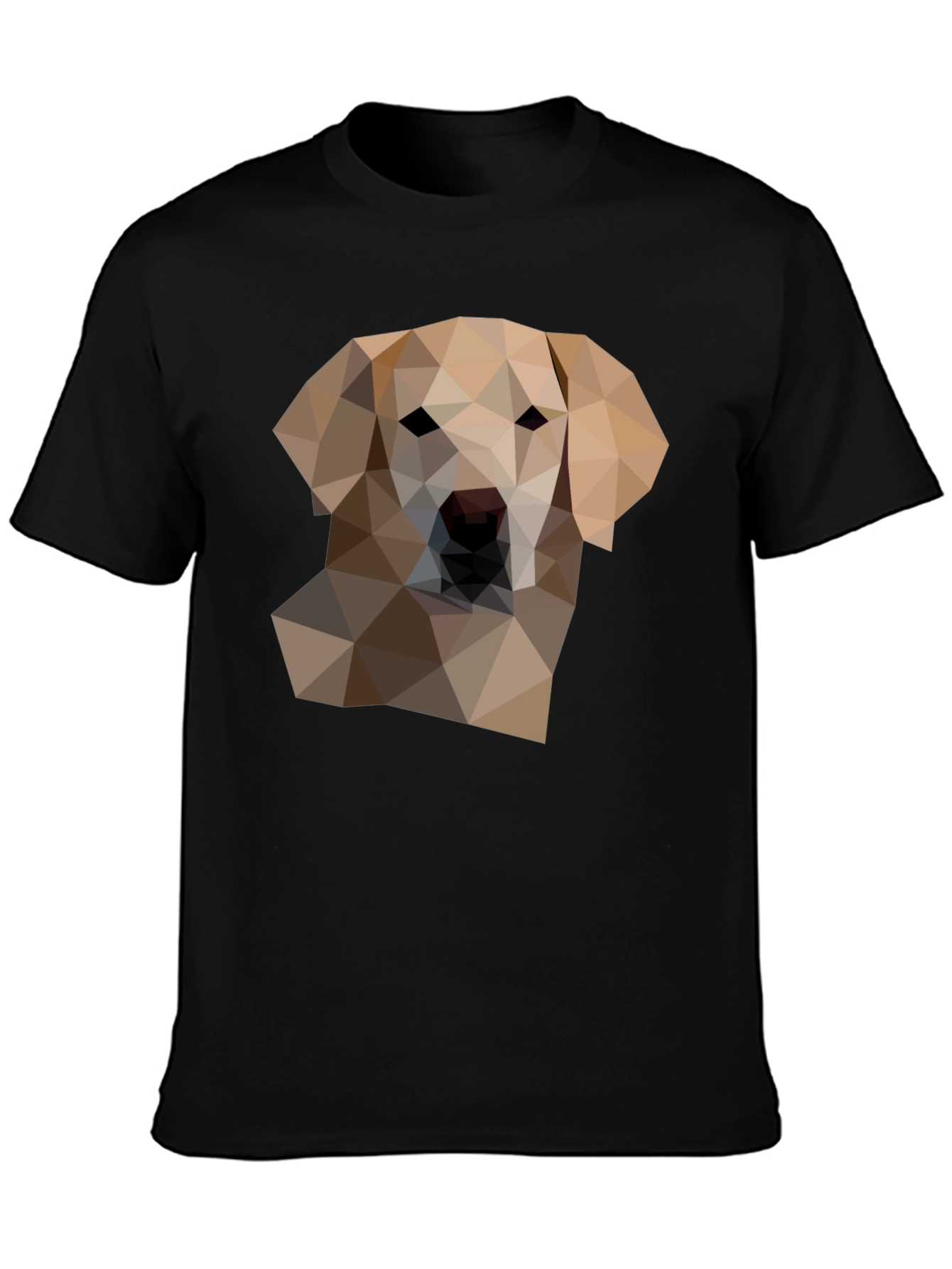 Geometric Dog Graphic T-Shirt