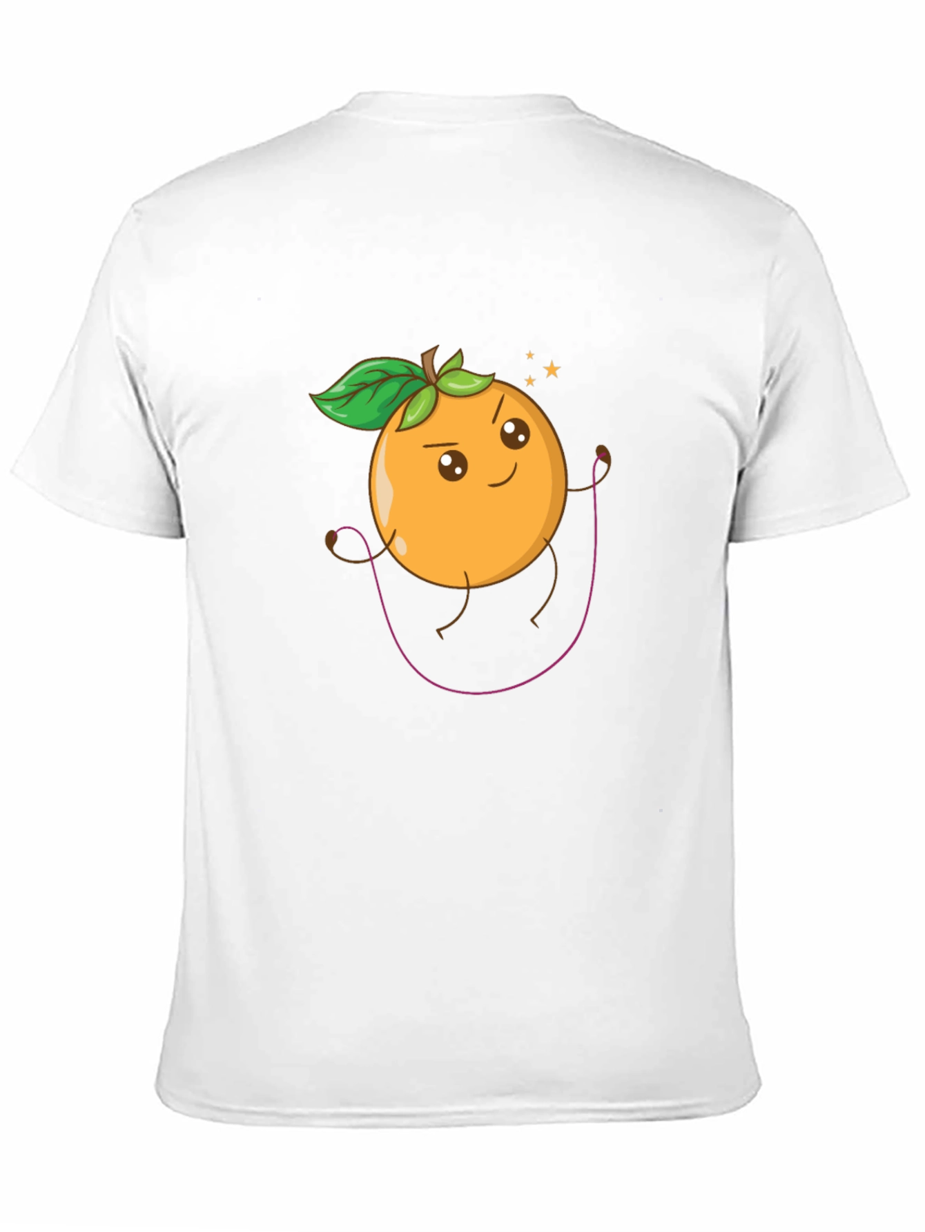 Jumping Orange Graphic Tee