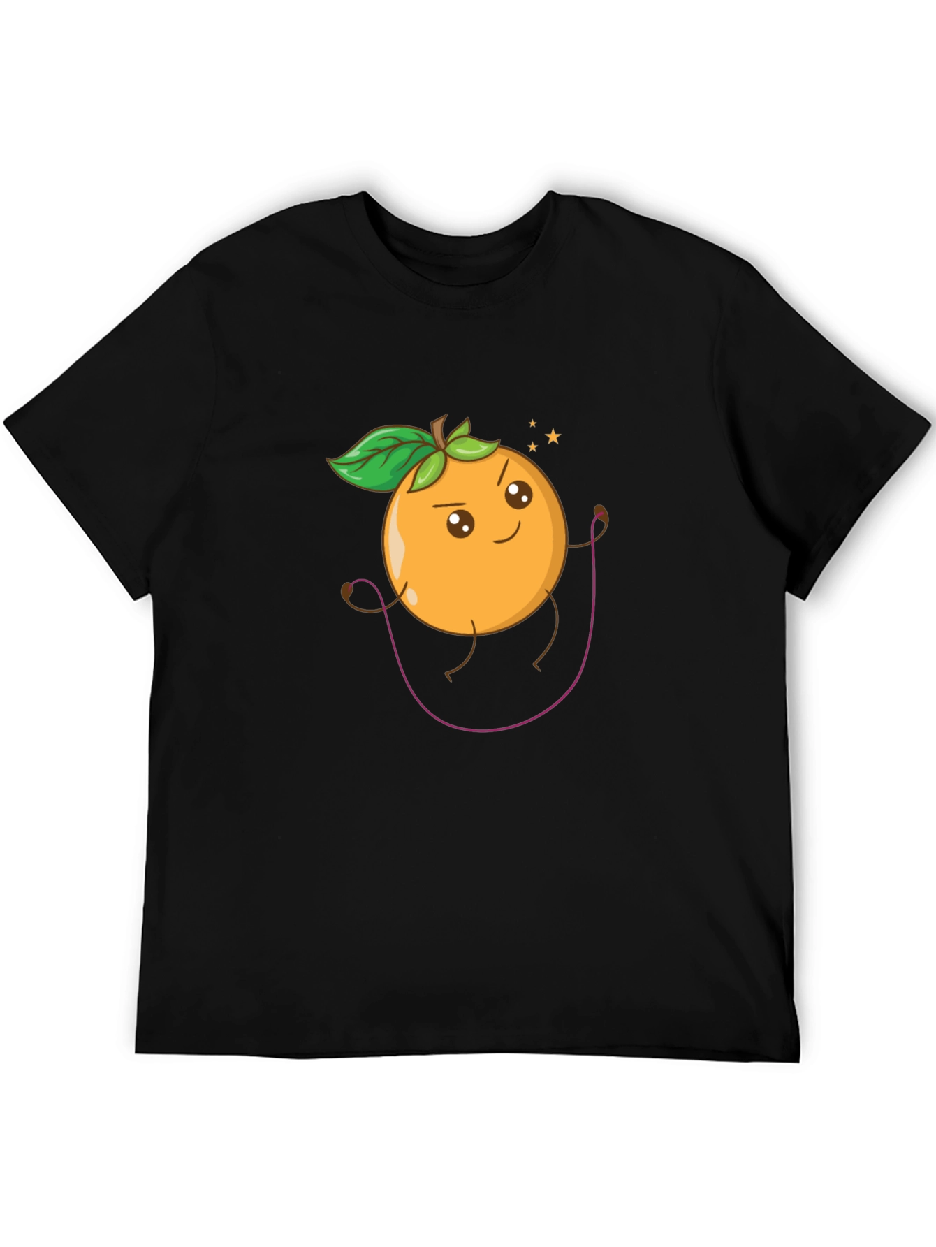 Jumping Orange Graphic Tee