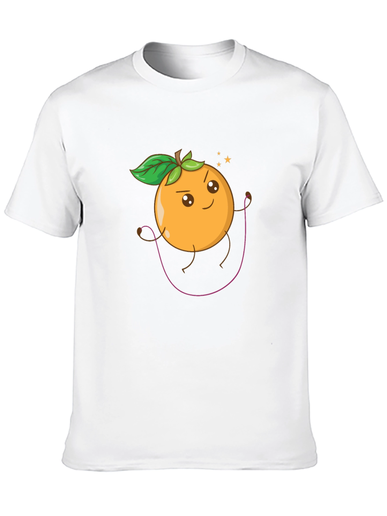 Jumping Orange Graphic Tee