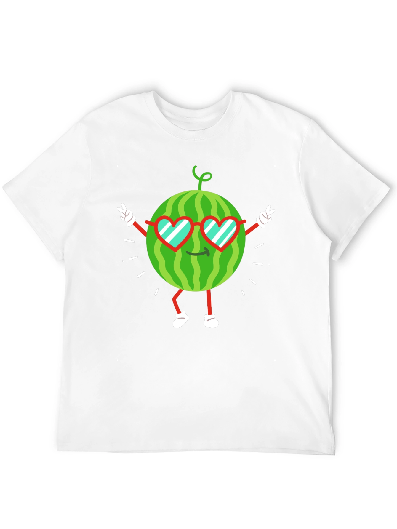 Cool Watermelon Graphic Tee - Summer Fun