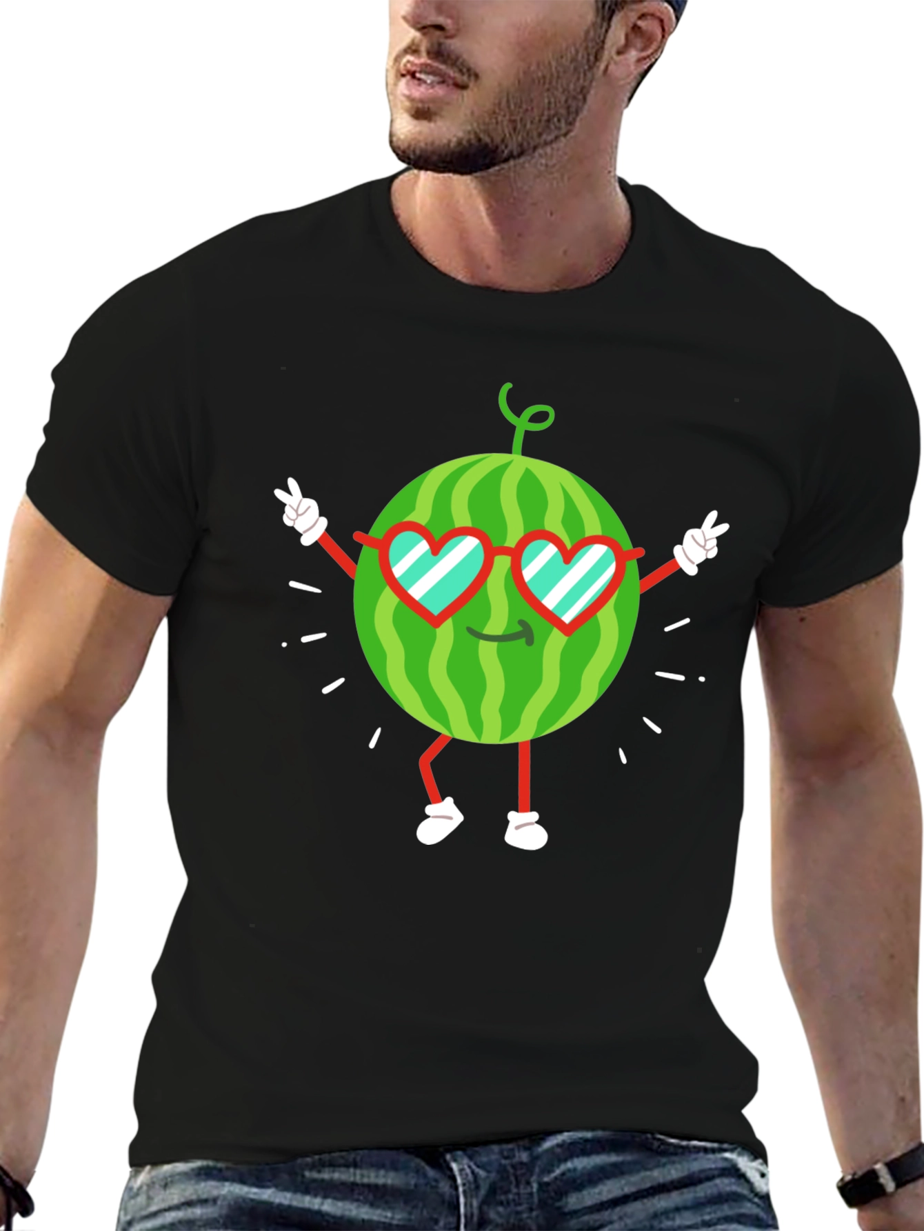 Cool Watermelon Graphic Tee - Summer Fun